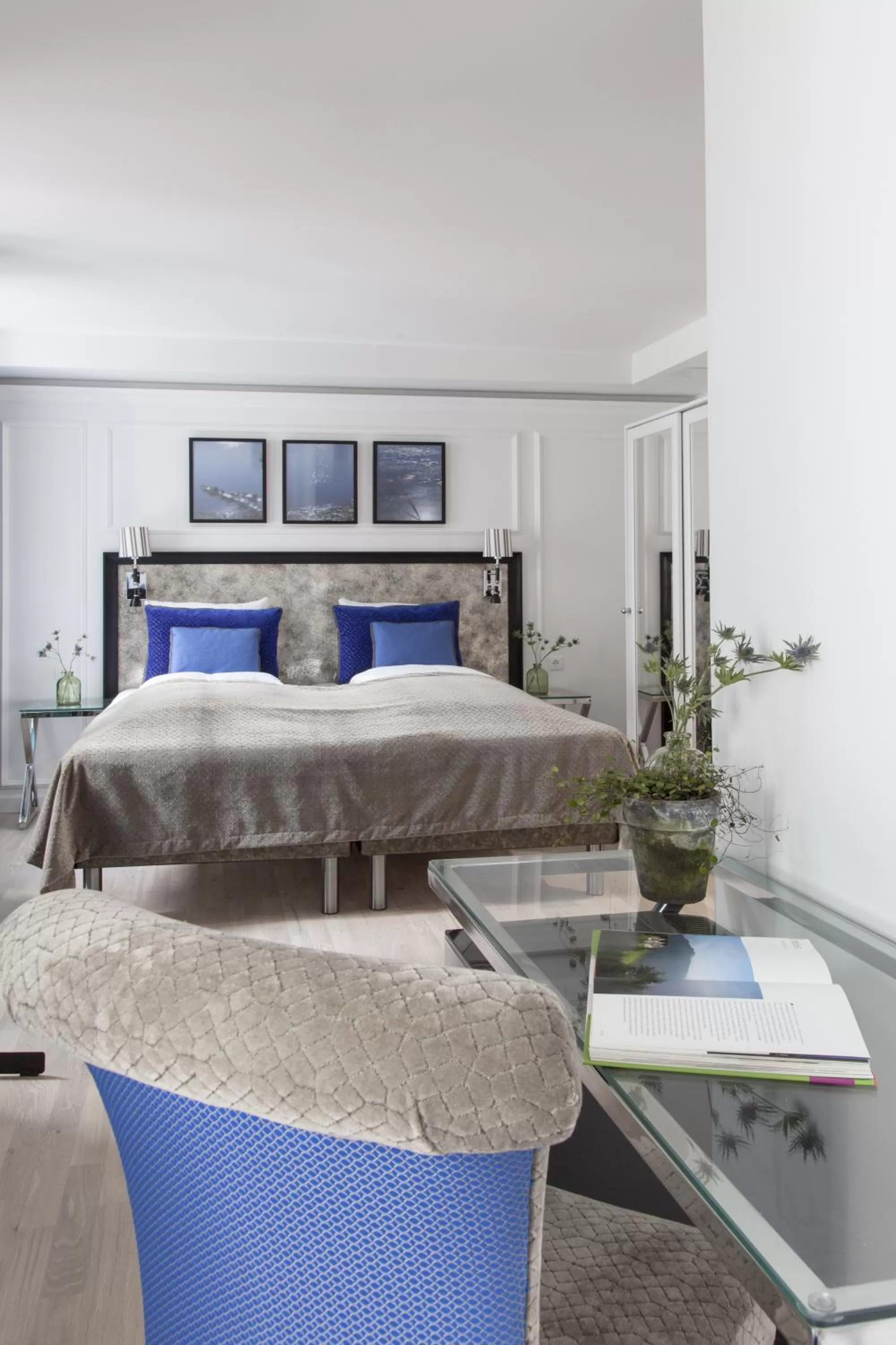 Decorative detail, Bed in Absalon Hotel