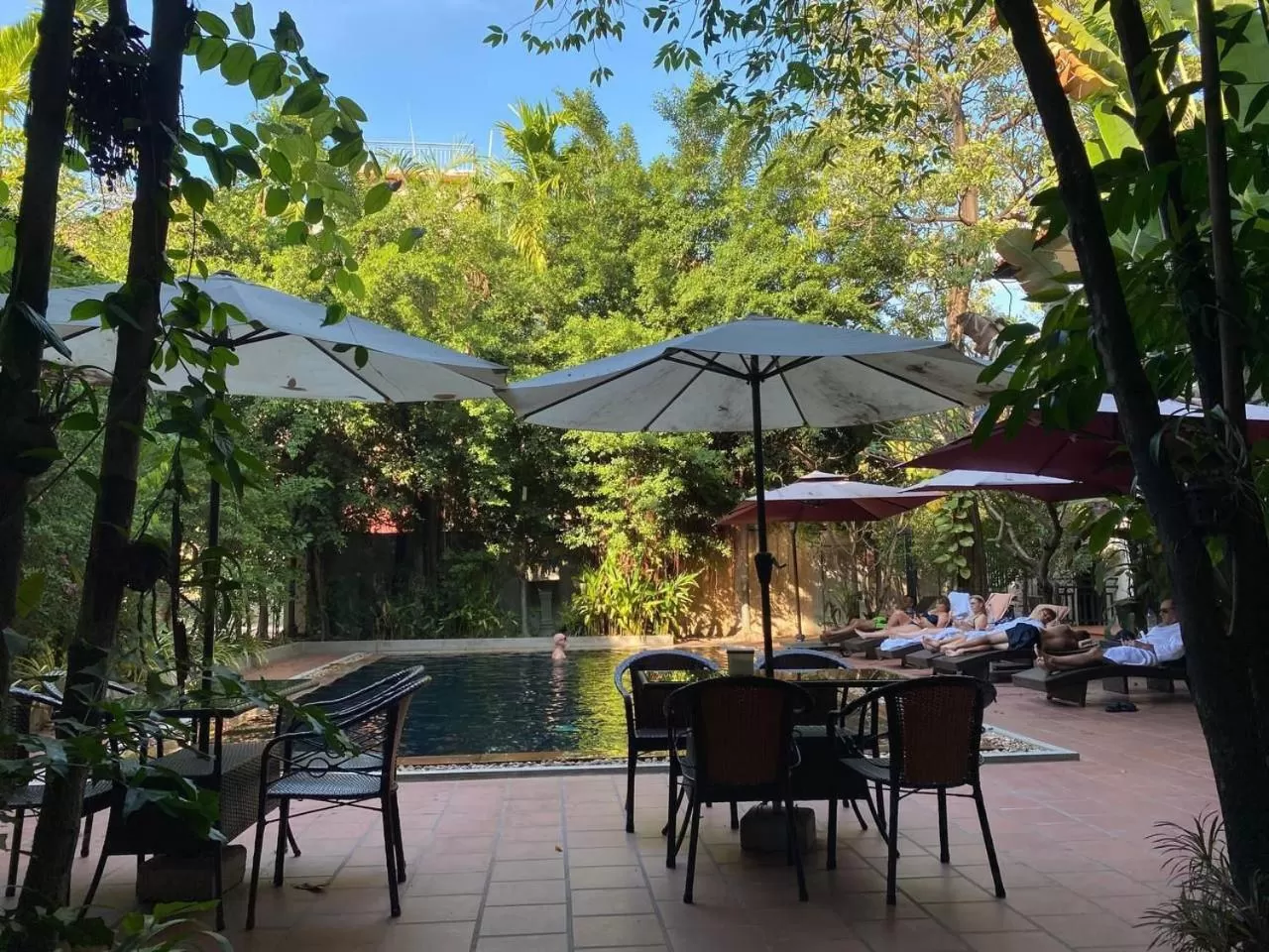 Swimming pool, Restaurant/Places to Eat in Angkor Tiger Resort