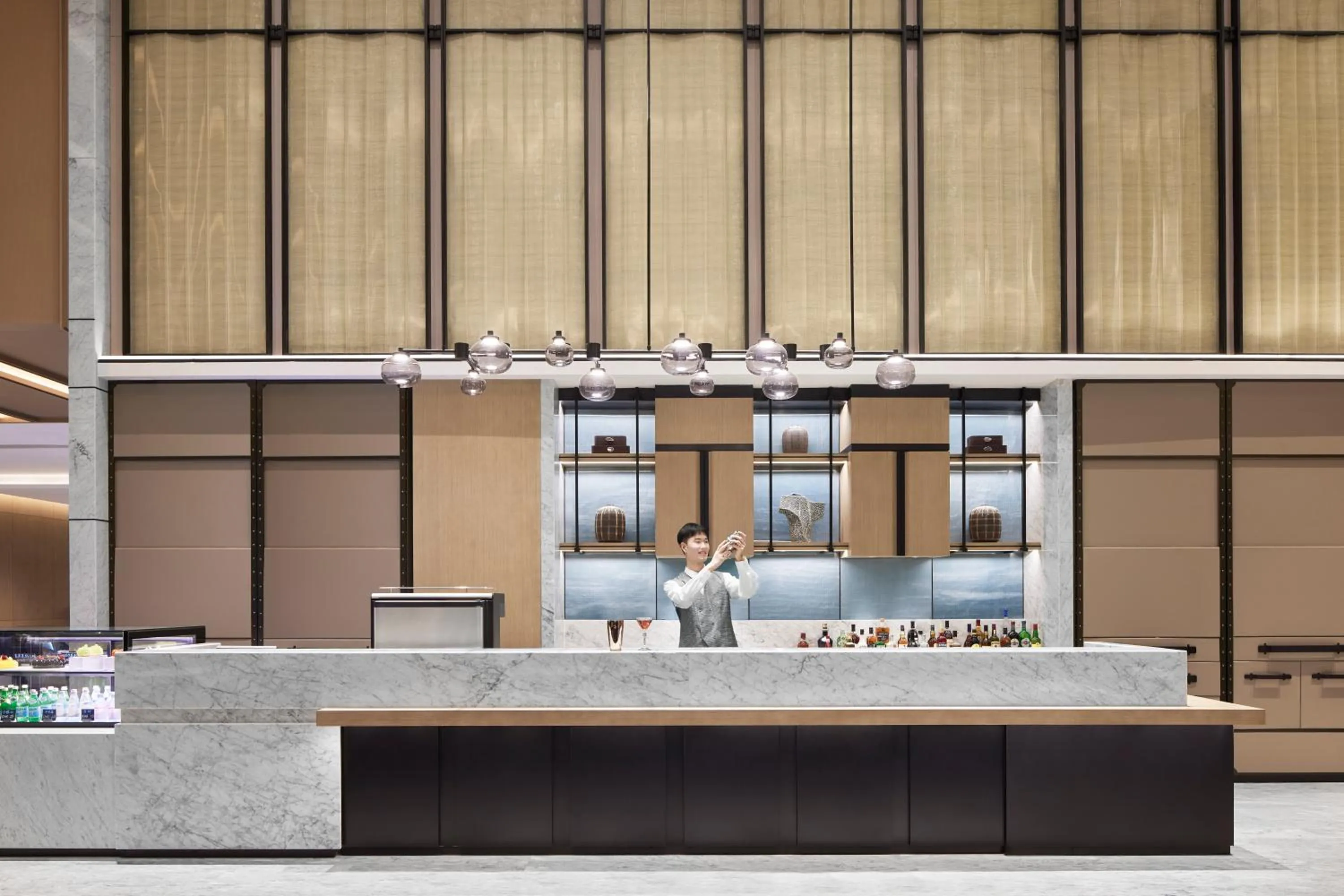 Lobby or reception in Changzhou Marriott Hotel Jintan