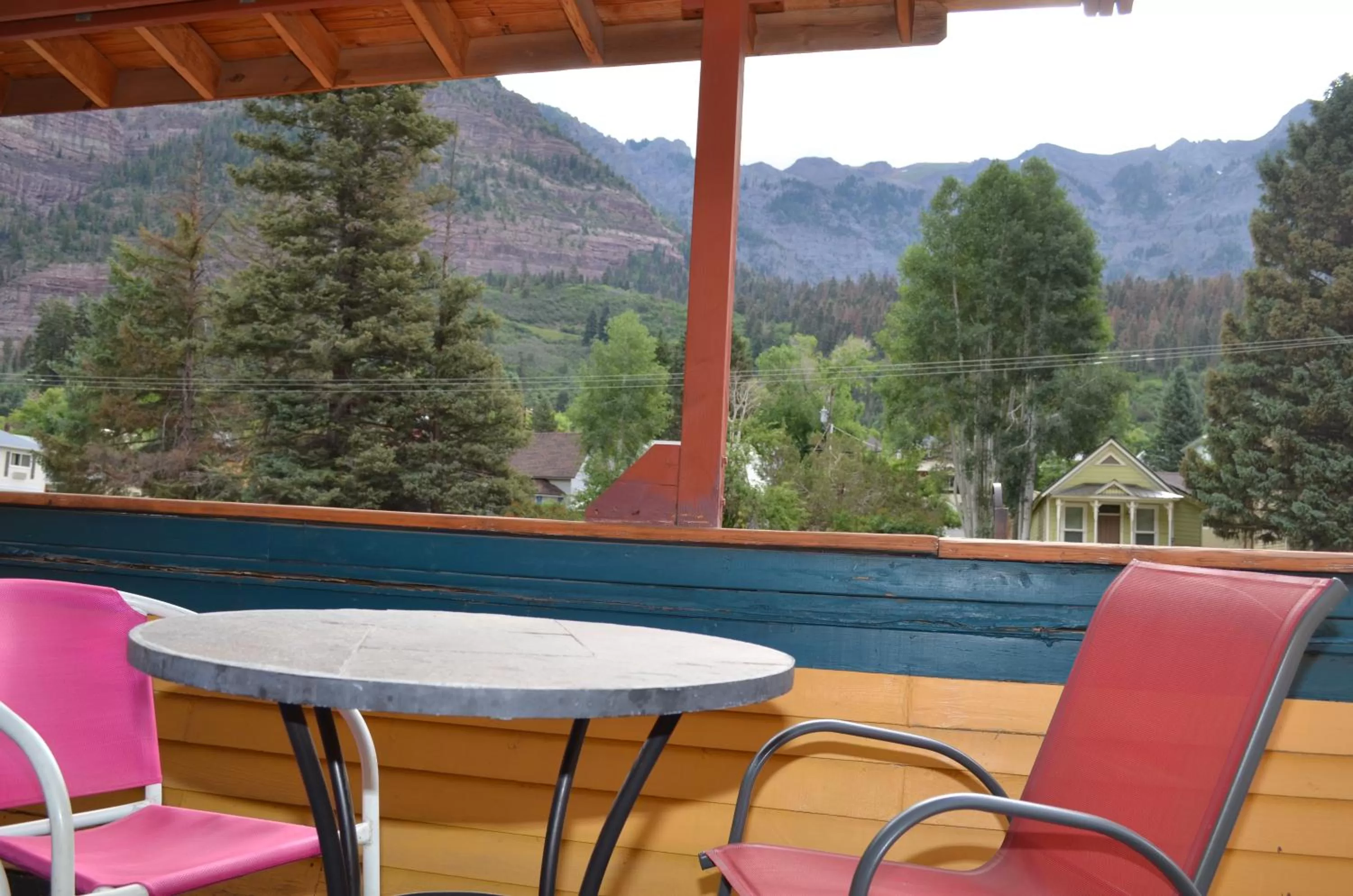 Balcony/Terrace in The Ouray Main Street Inn