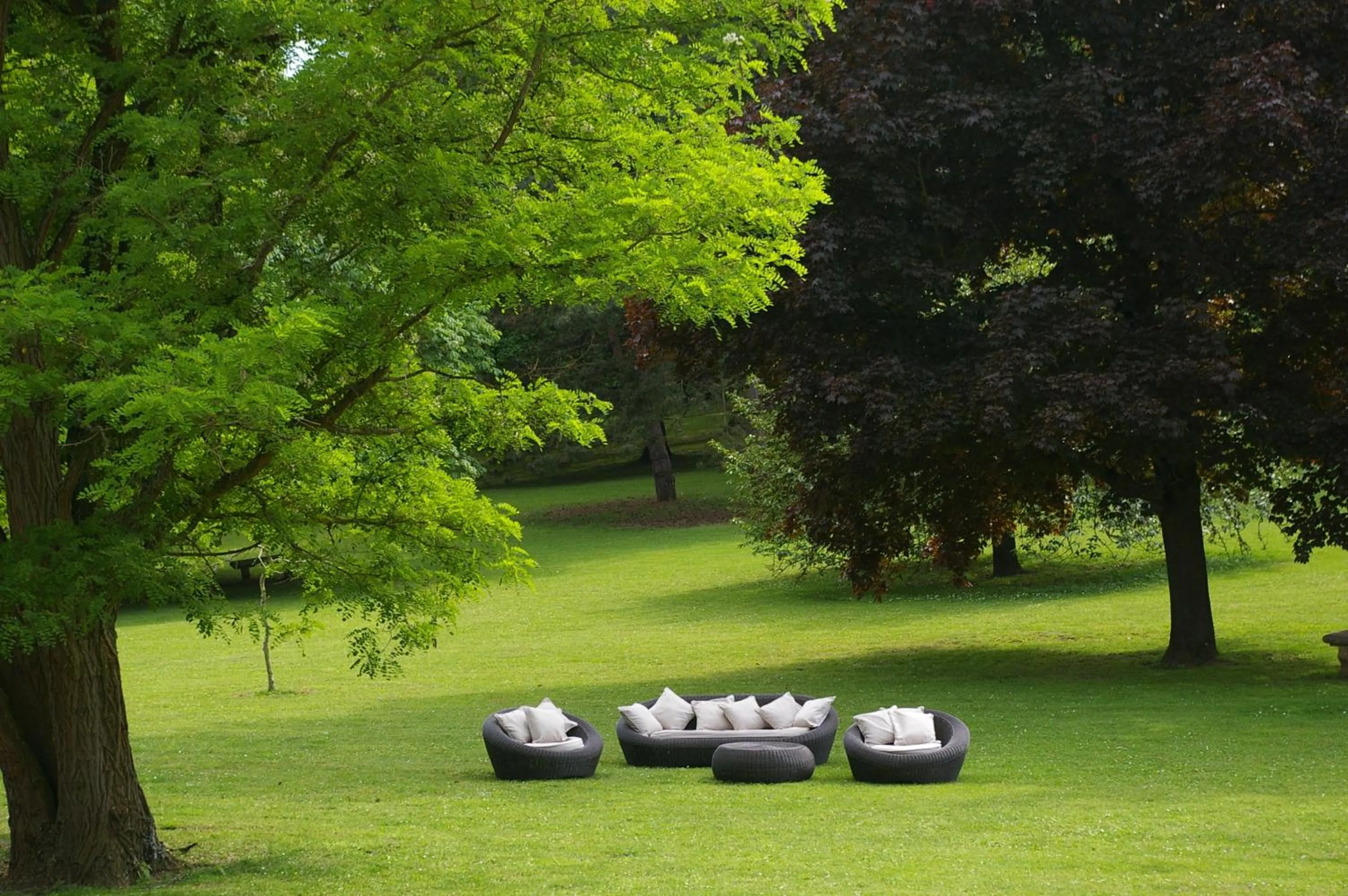 Garden in Le Château de la Tour