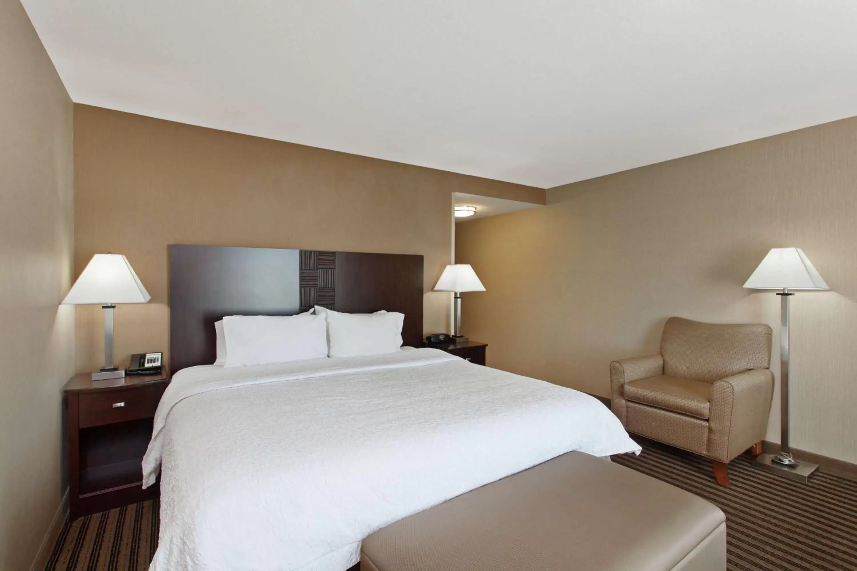 King Room with Accessible Tub - Mobility and Hearing Access/Non-Smoking in Hampton Inn & Suites Fresno - Northwest King Room with Accessible Tub - Mobility and Hearing Access/Non-Smoking in Hampton Inn & Suites Fresno - Northwest