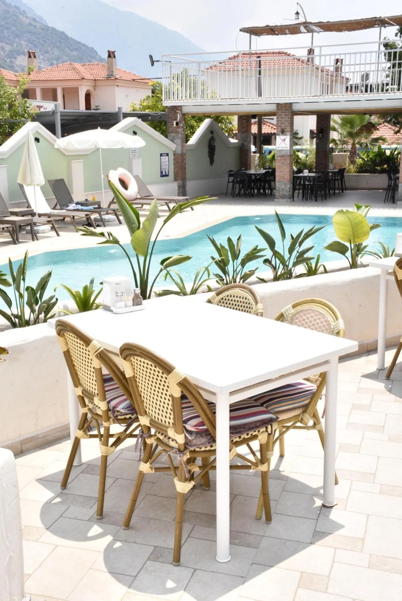 Pool view in Magic Tulip Hotel