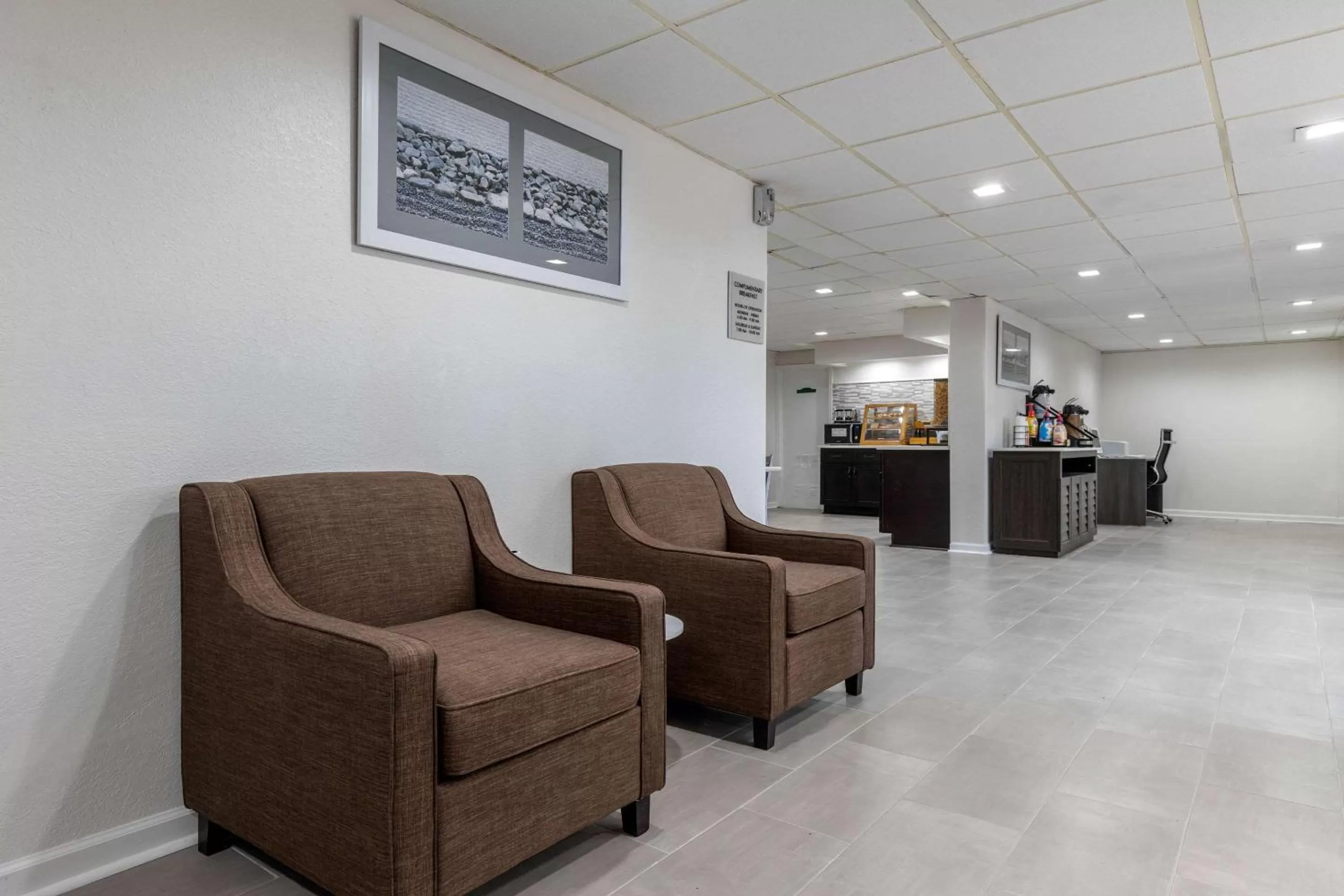 Lobby or reception in Econo Lodge at the University