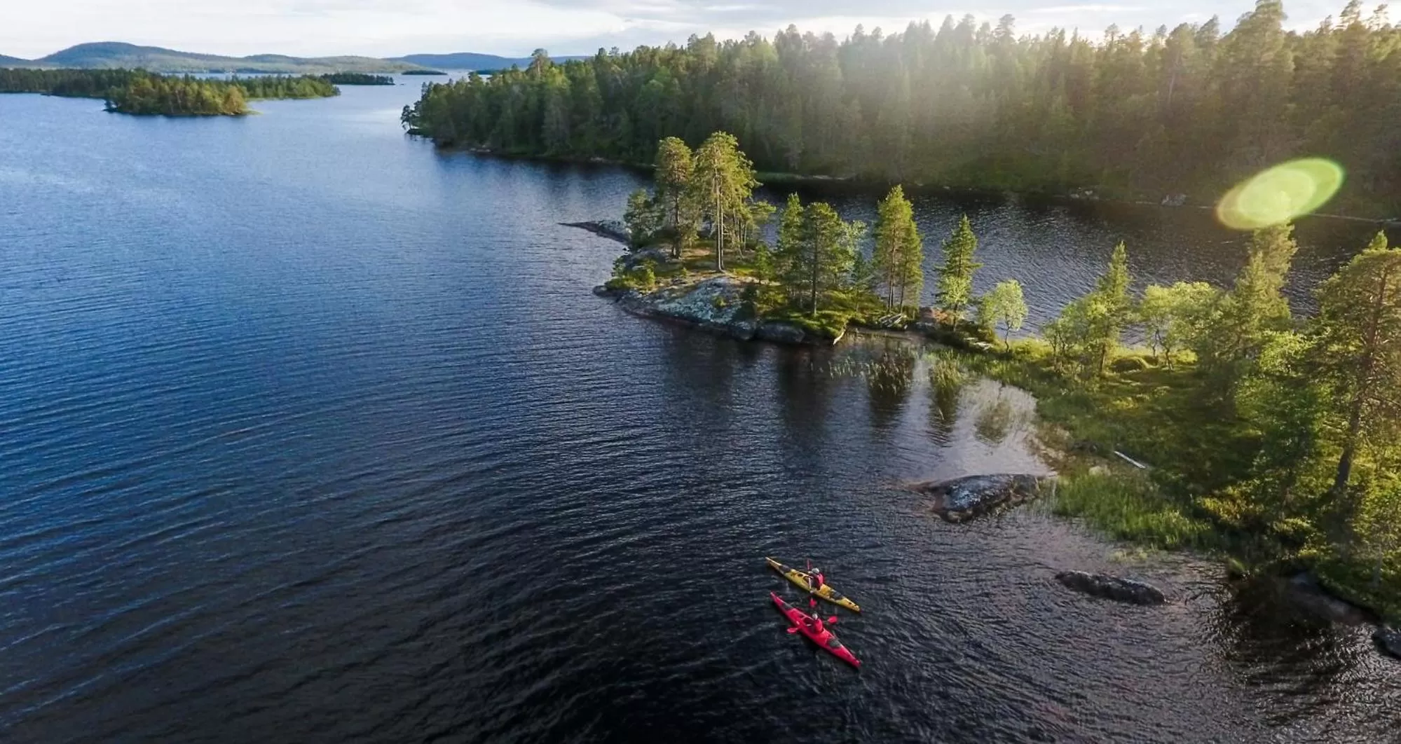 Natural landscape in Wilderness Hotel Inari & Igloos