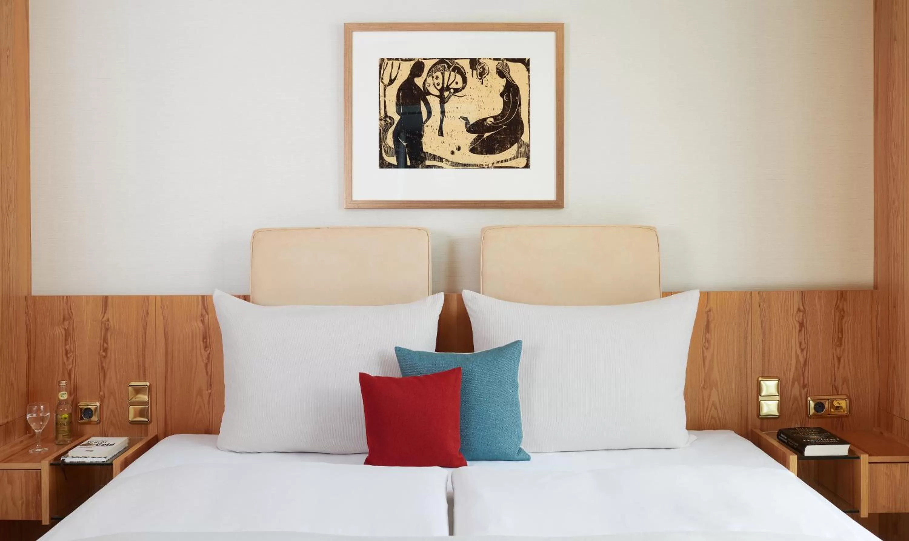 Bedroom, Bed in Living Hotel Kanzler