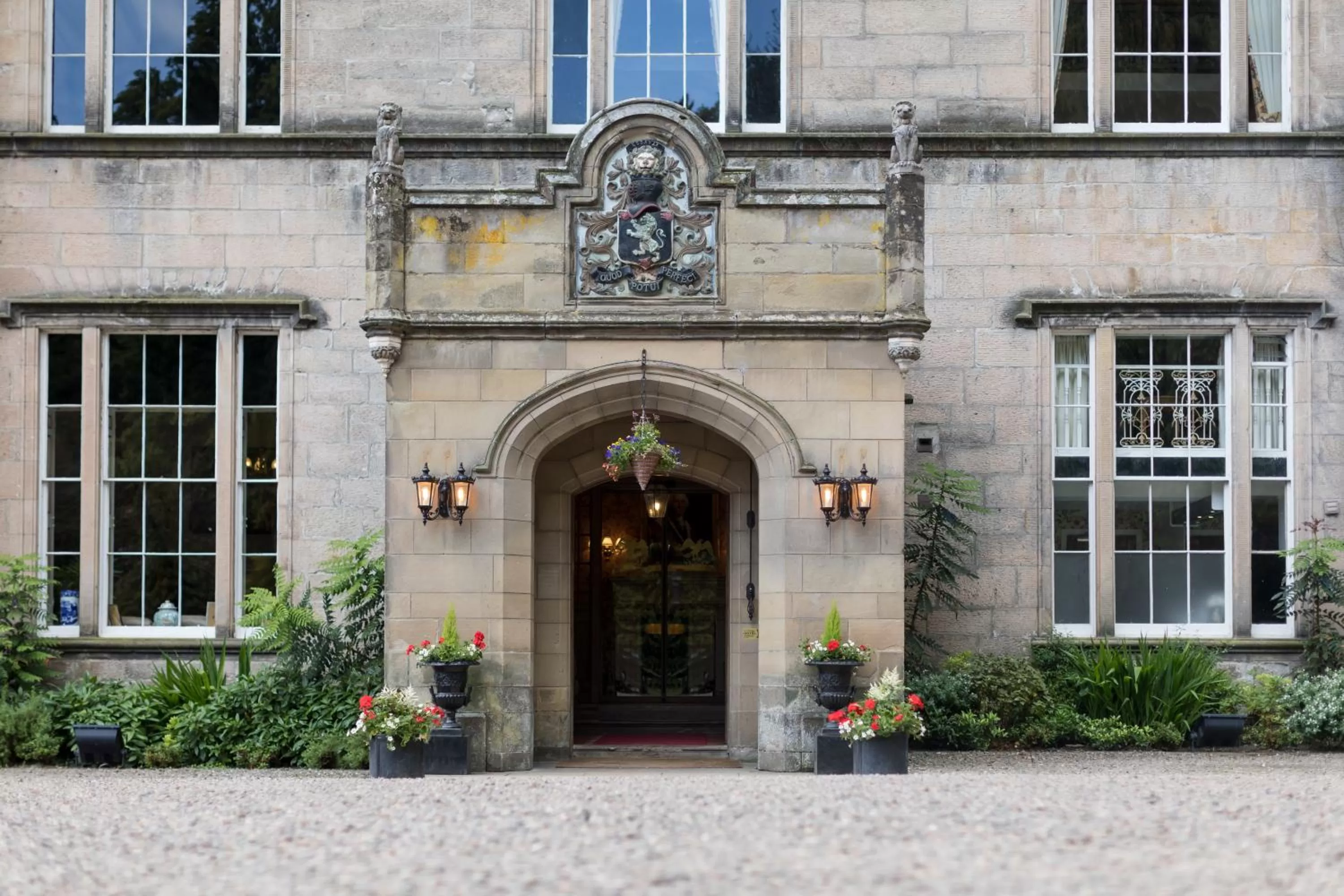 Facade/entrance in Melville Castle Hotel