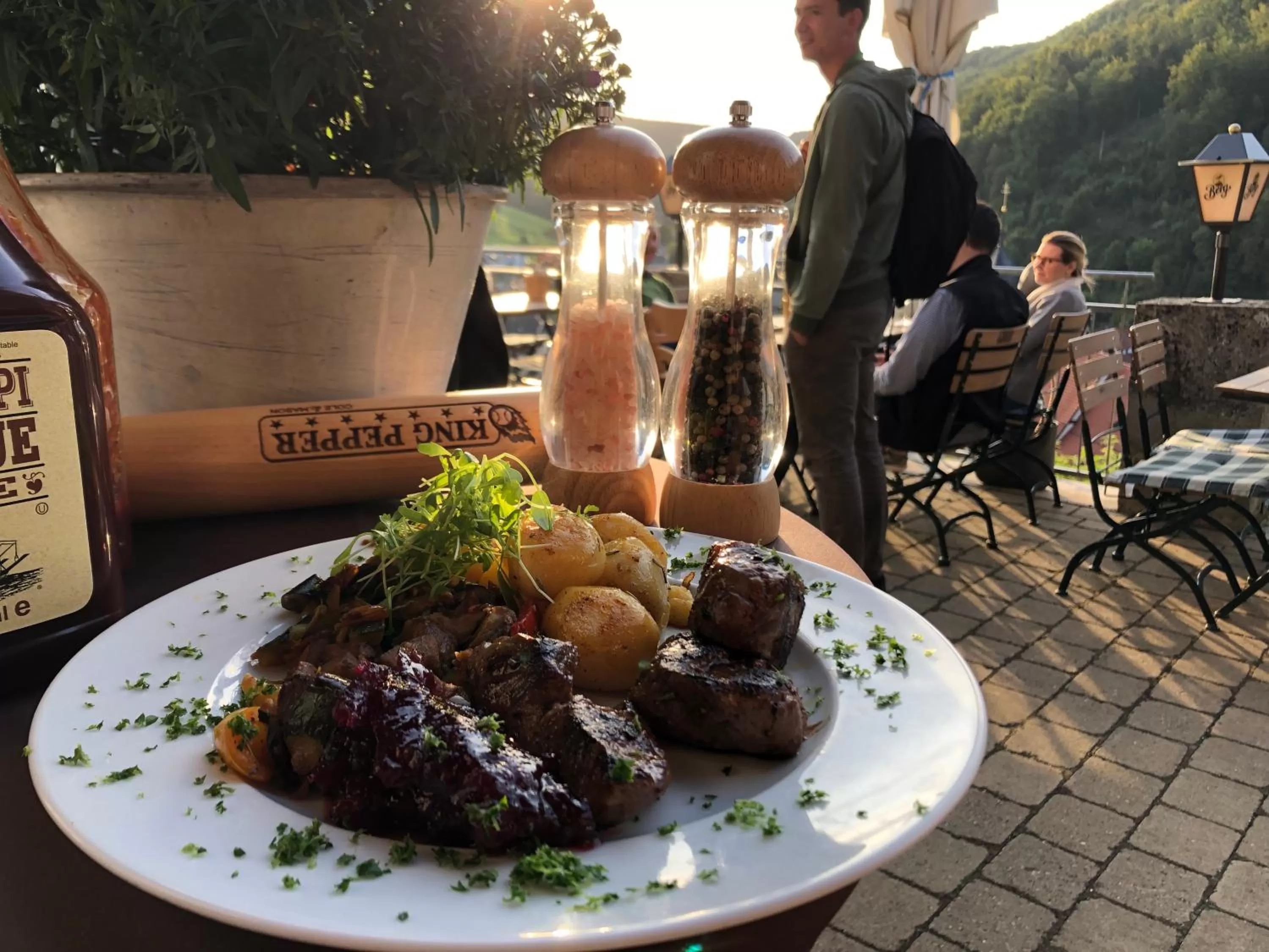 Restaurant/places to eat in Albhotel Malakoff - House of Nature