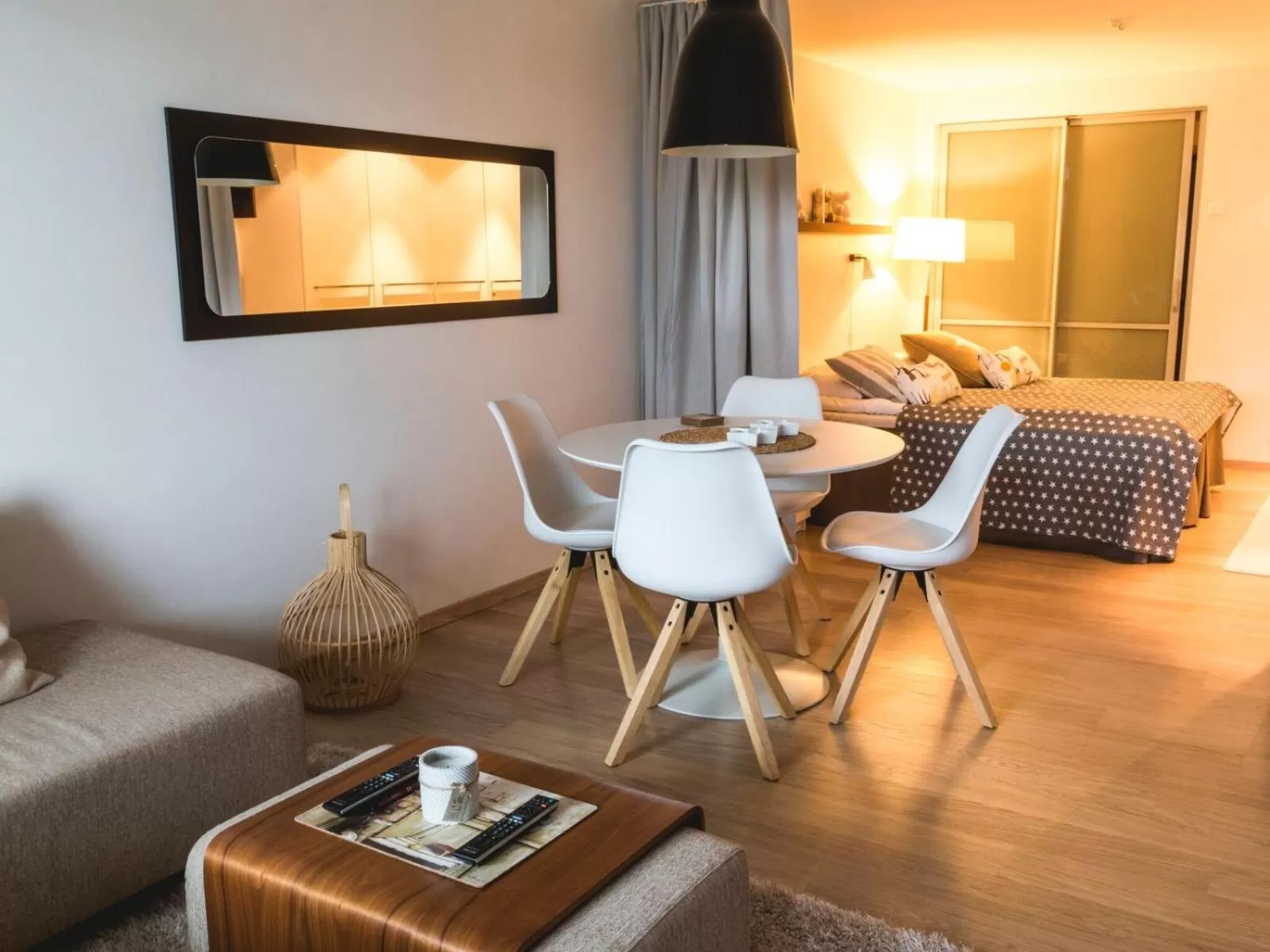 Living room, Bed in Kultaranta Resort