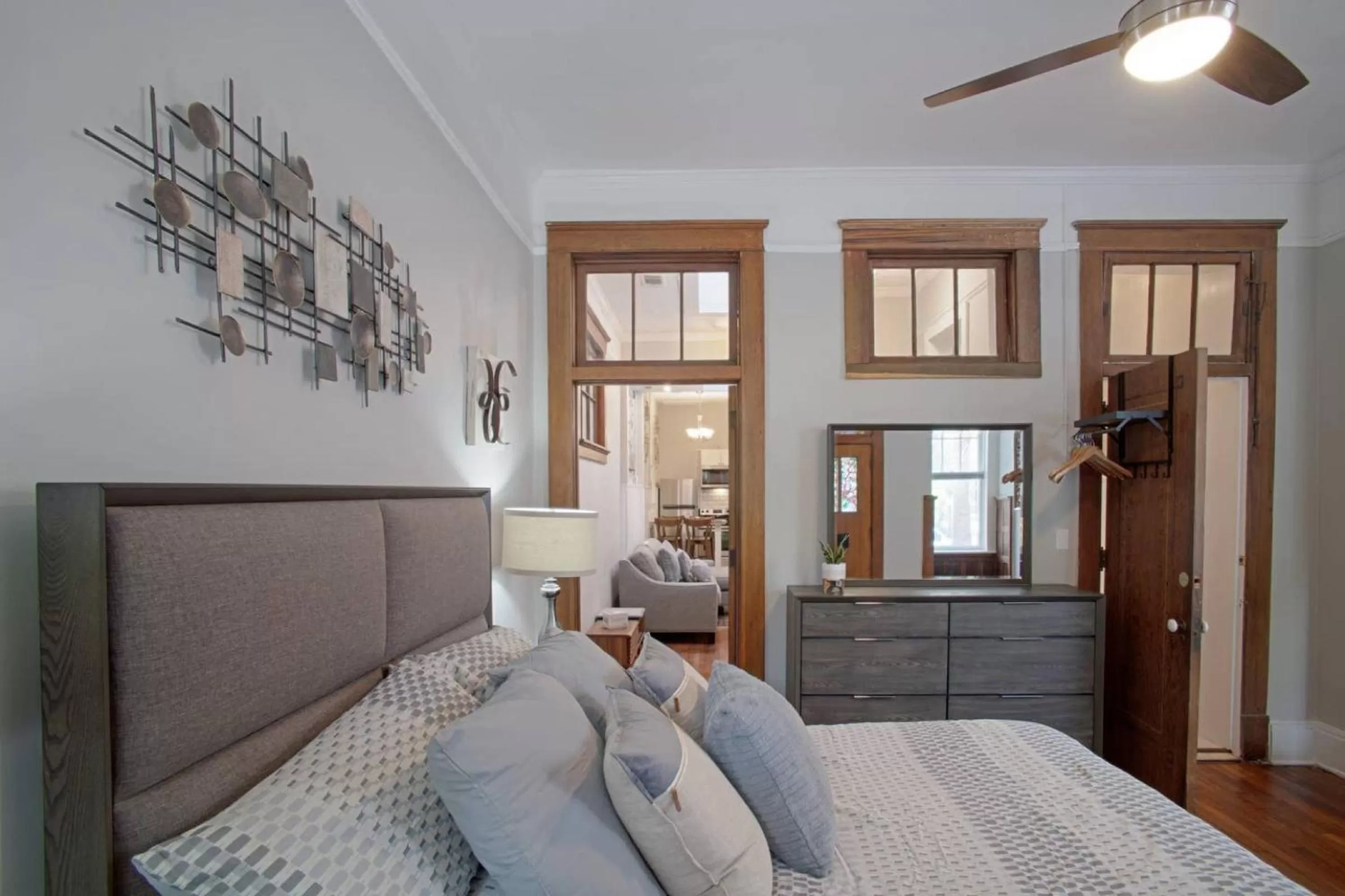 Bedroom, Bed in 101 E Waldburg - Cozy Cottage just off of Forsyth Park