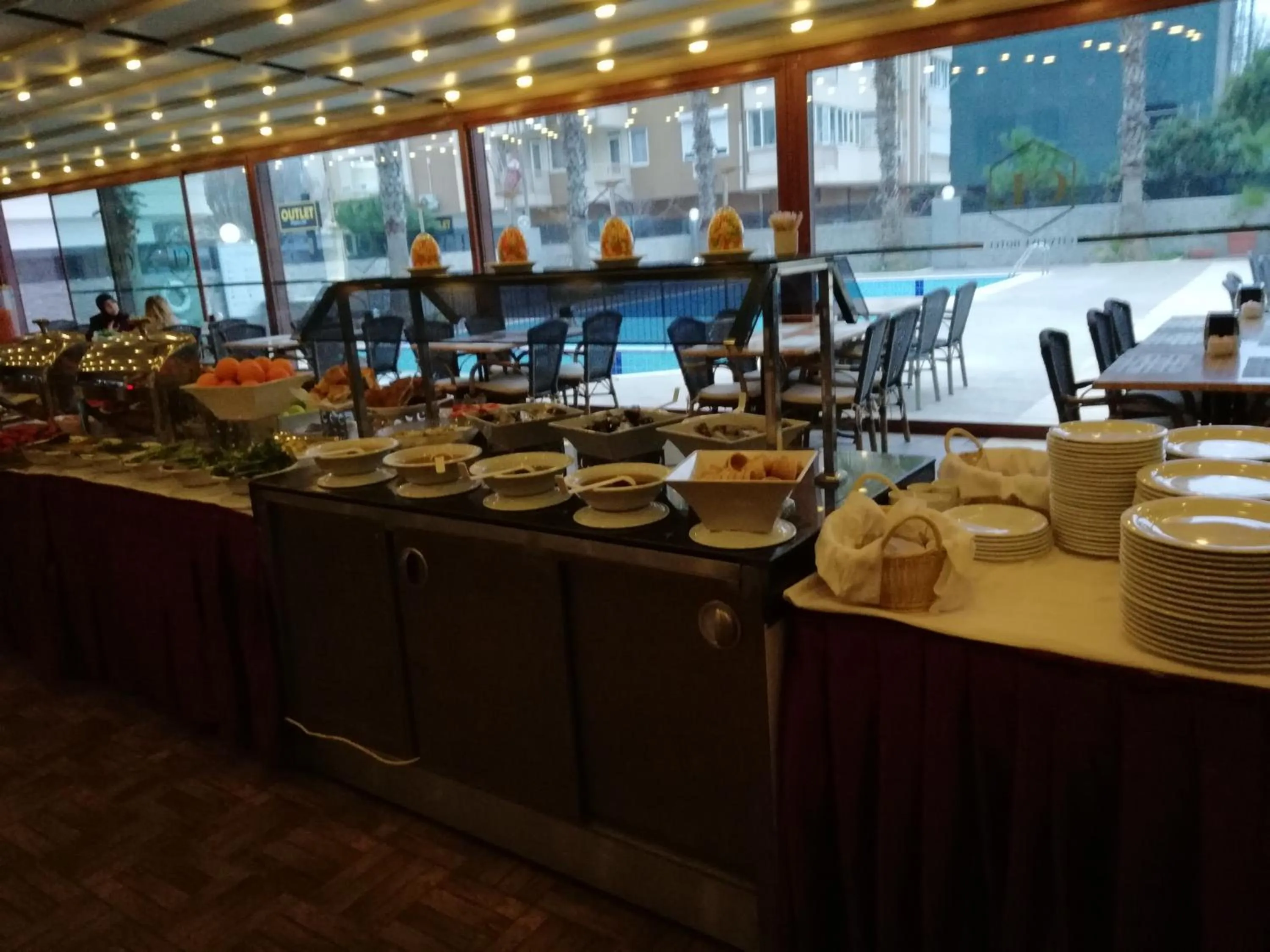 Buffet breakfast in City Live Hotel