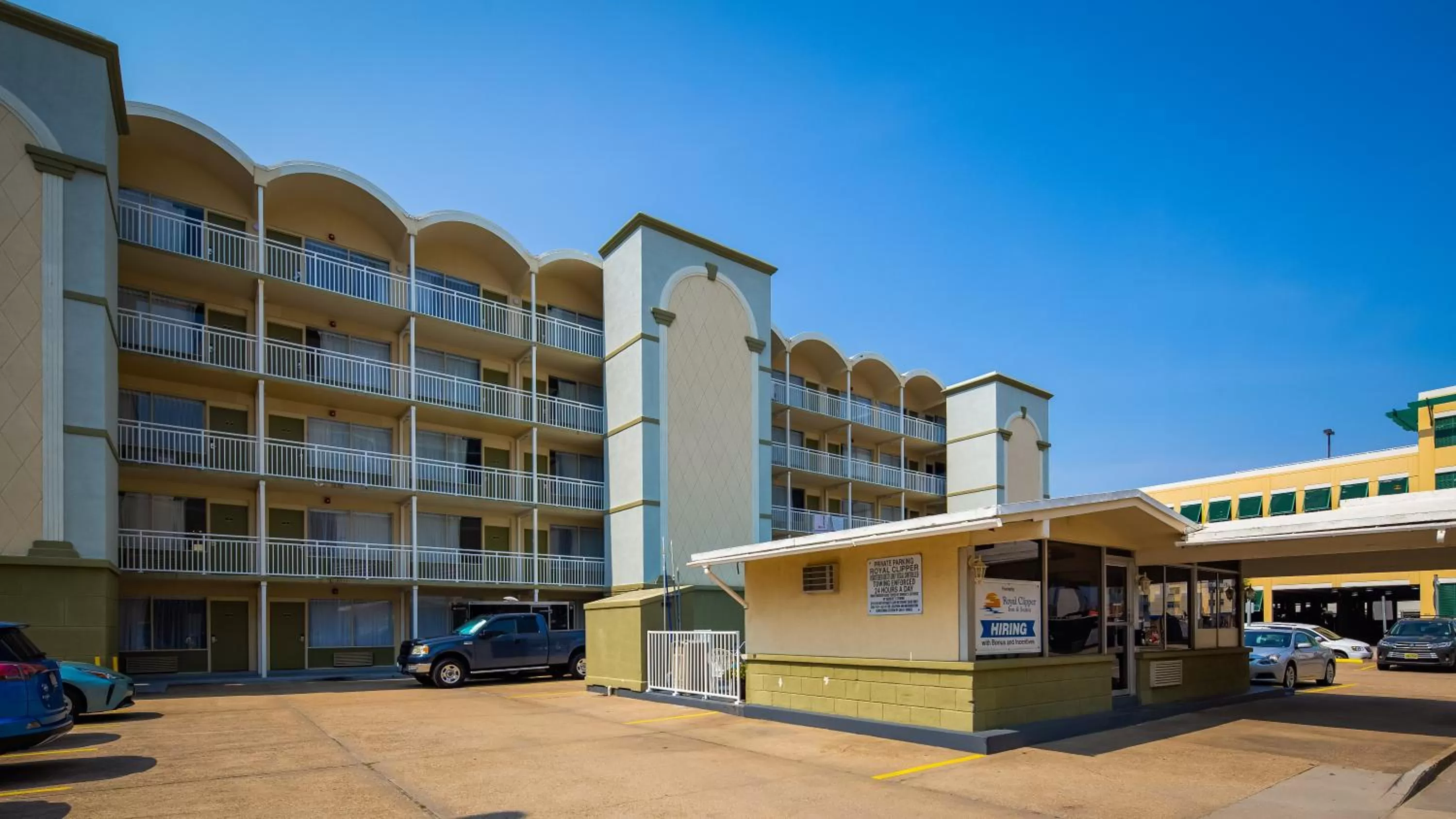 Property building in SureStay Hotel by Best Western Virginia Beach Royal Clipper