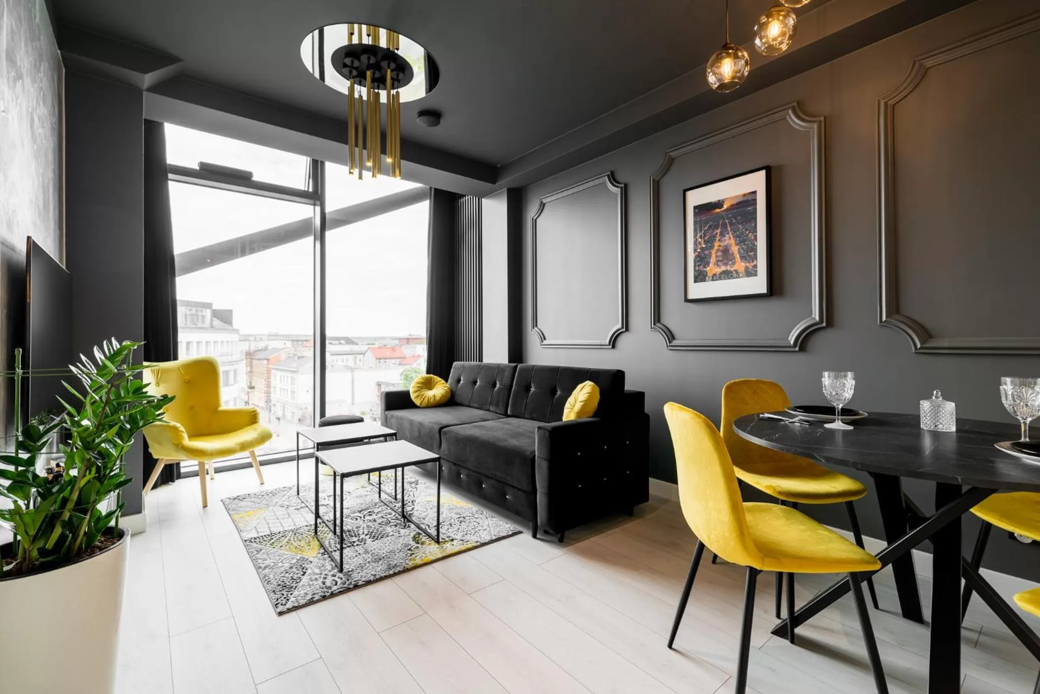 Living room in Q18 ApartHotel