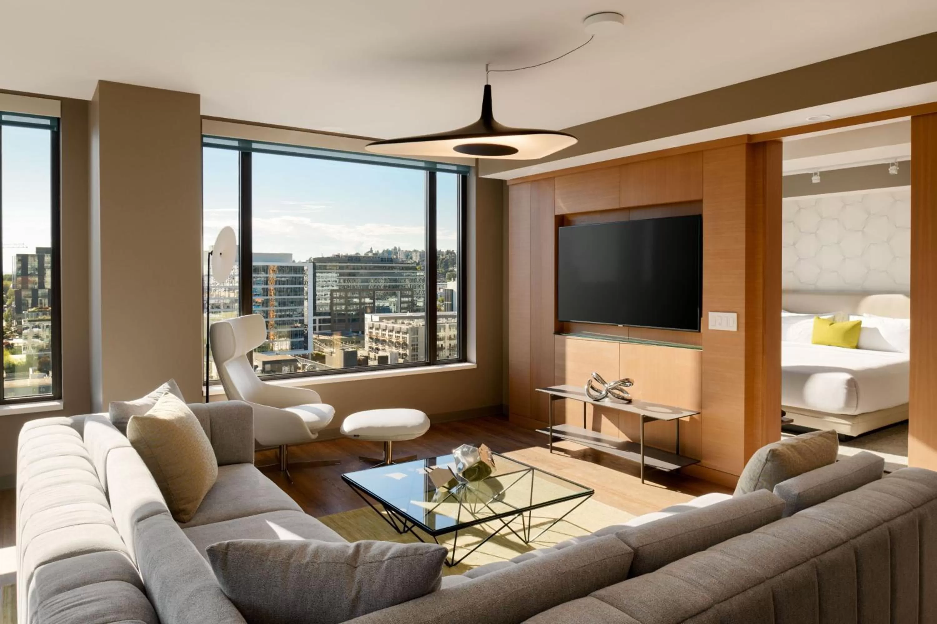 Living room in Astra Hotel, Seattle, a Tribute Portfolio Hotel