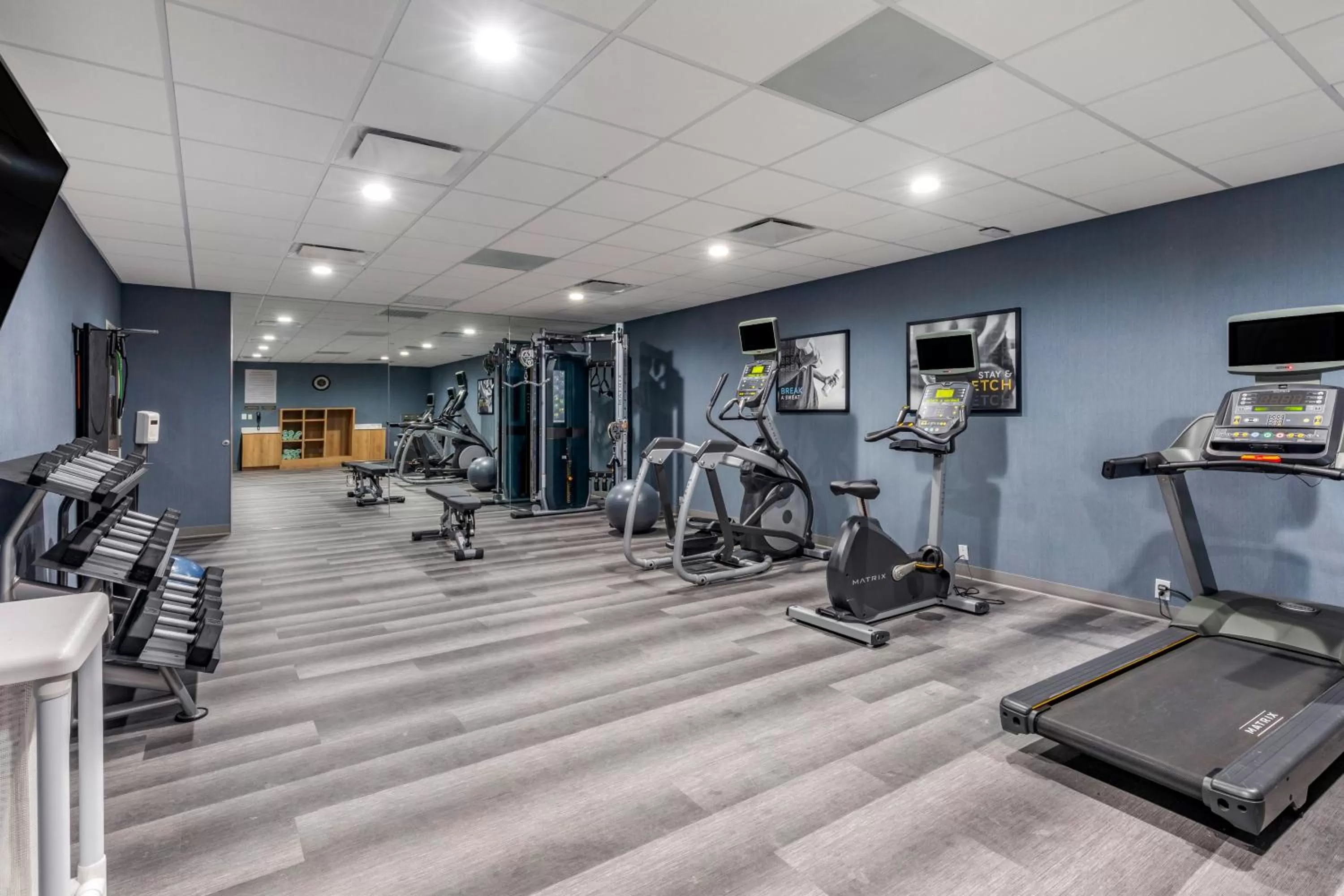 Fitness centre/facilities in Staybridge Suites Grand Prairie Near Epic Central by IHG