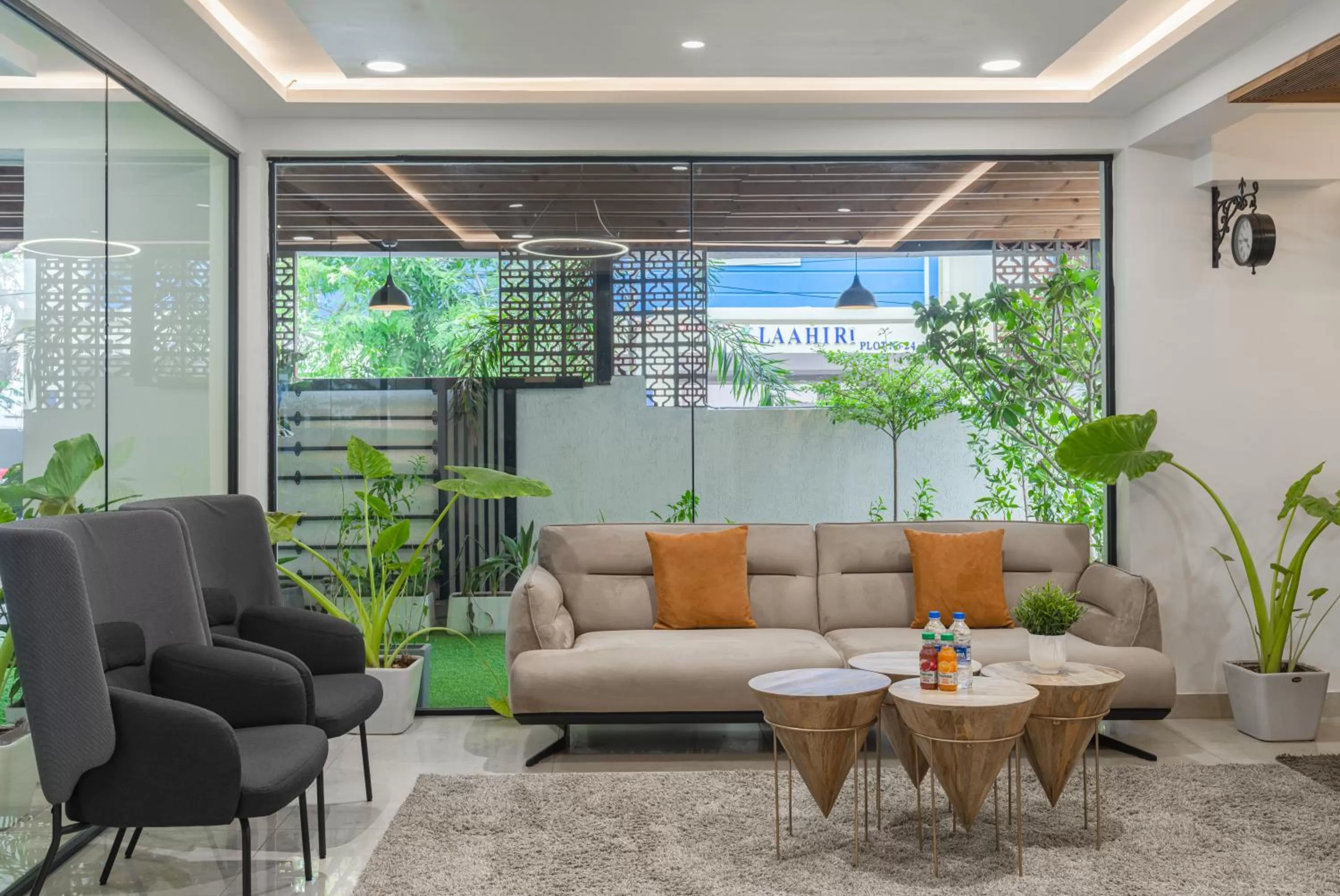 Seating area in Hotel Akoya - HITECH City Hyderabad