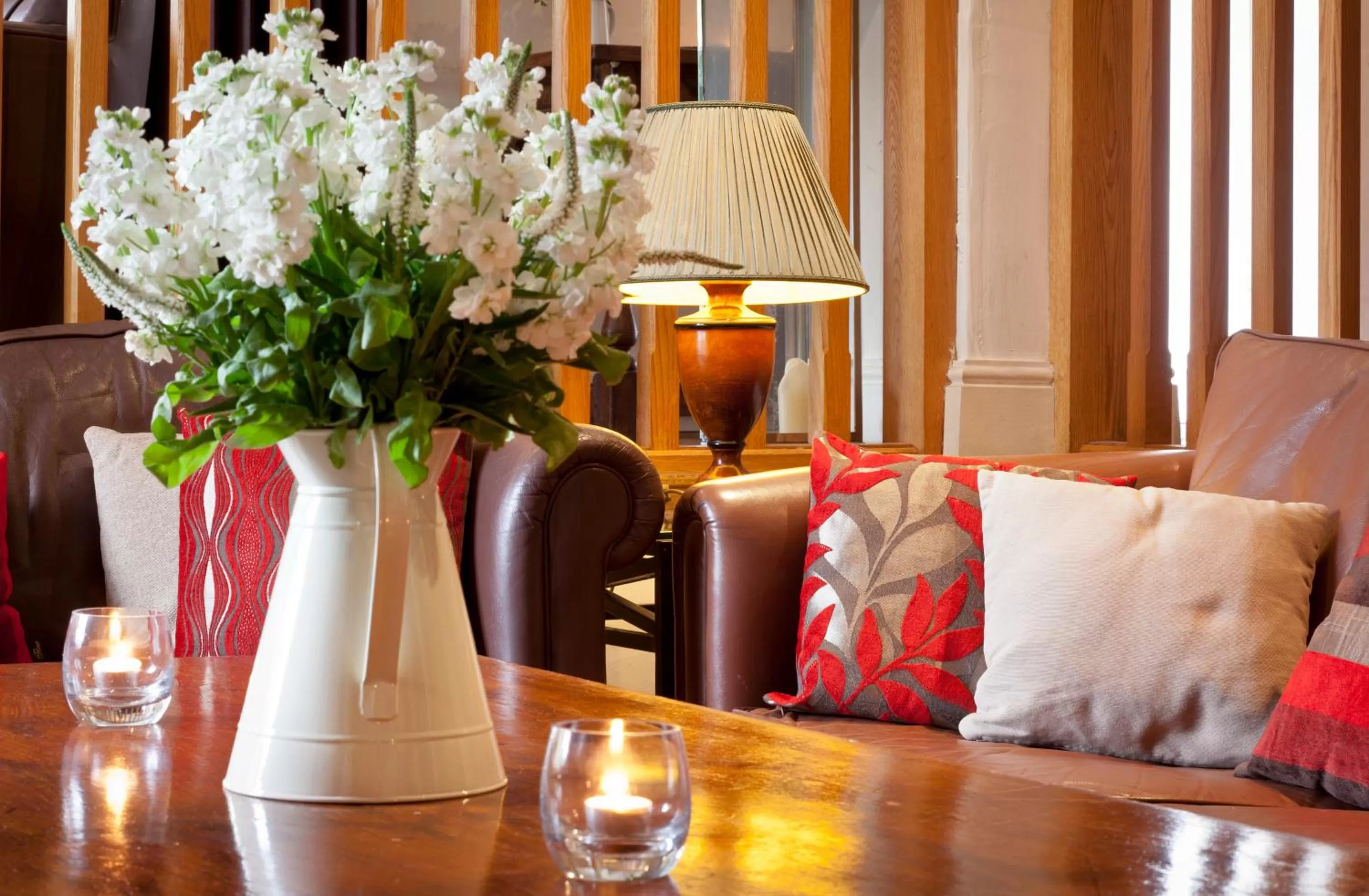 Seating area in The Newbridge on Usk