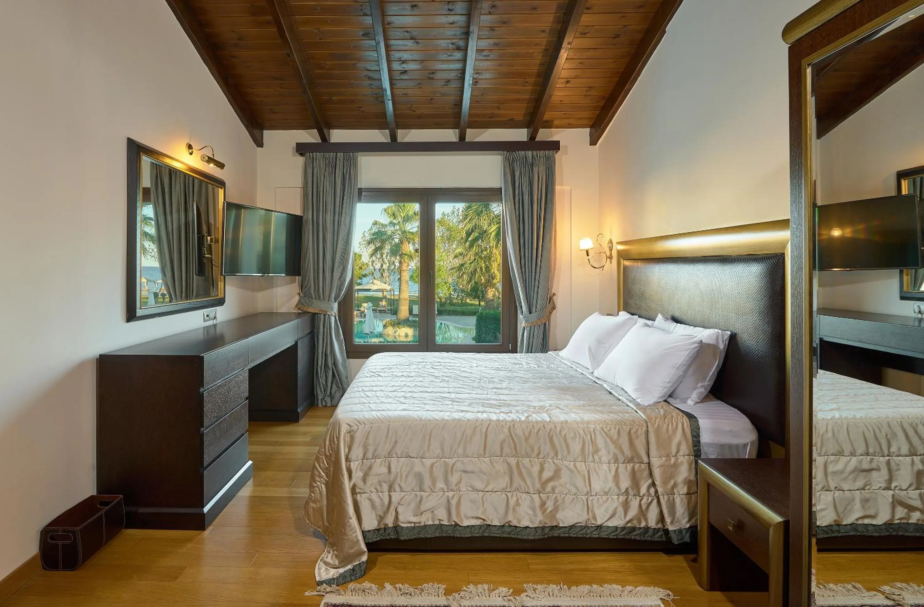 Bed in Mediterranean Village Hotel & Spa