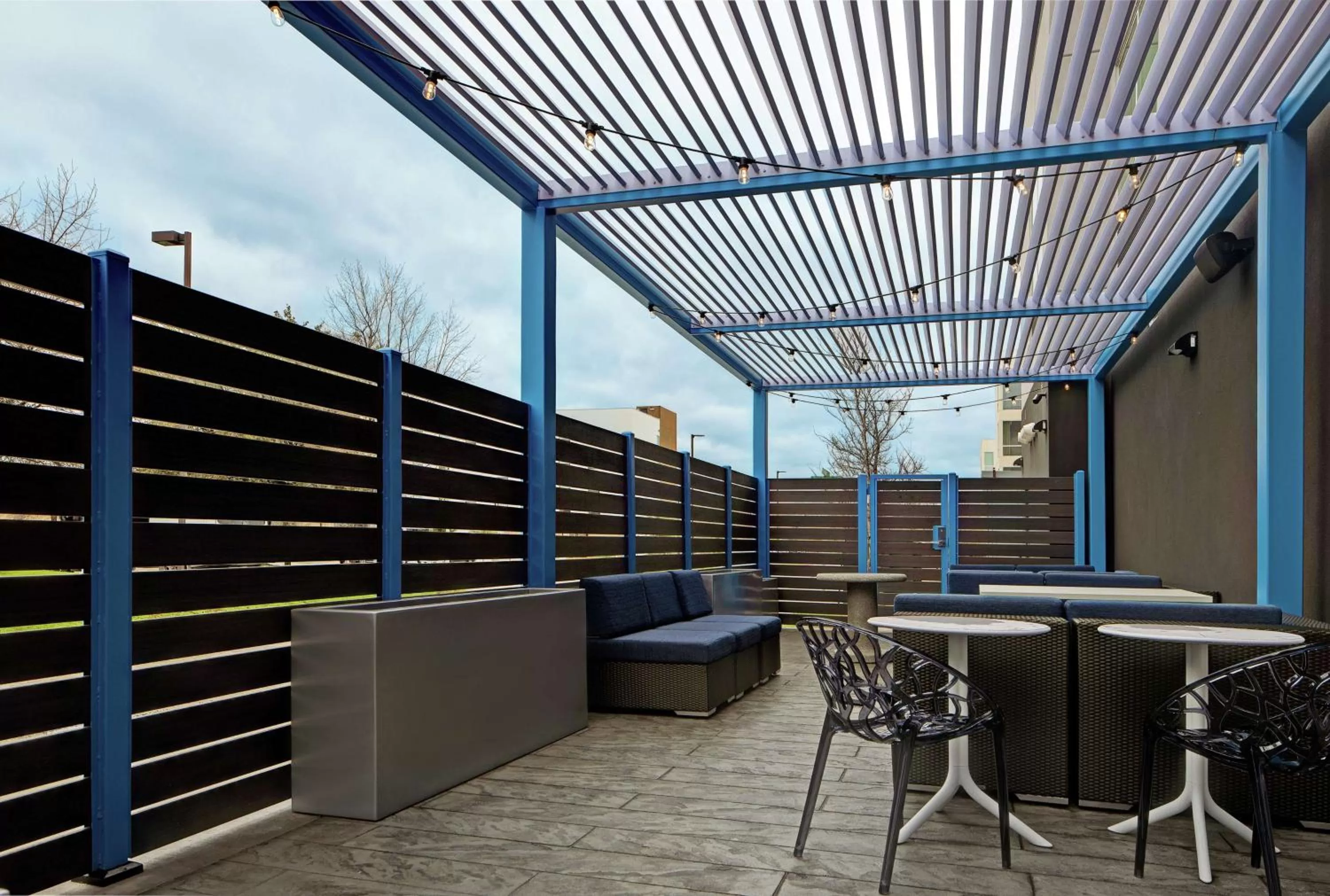 Patio in Tru By Hilton Austin Airport, Tx