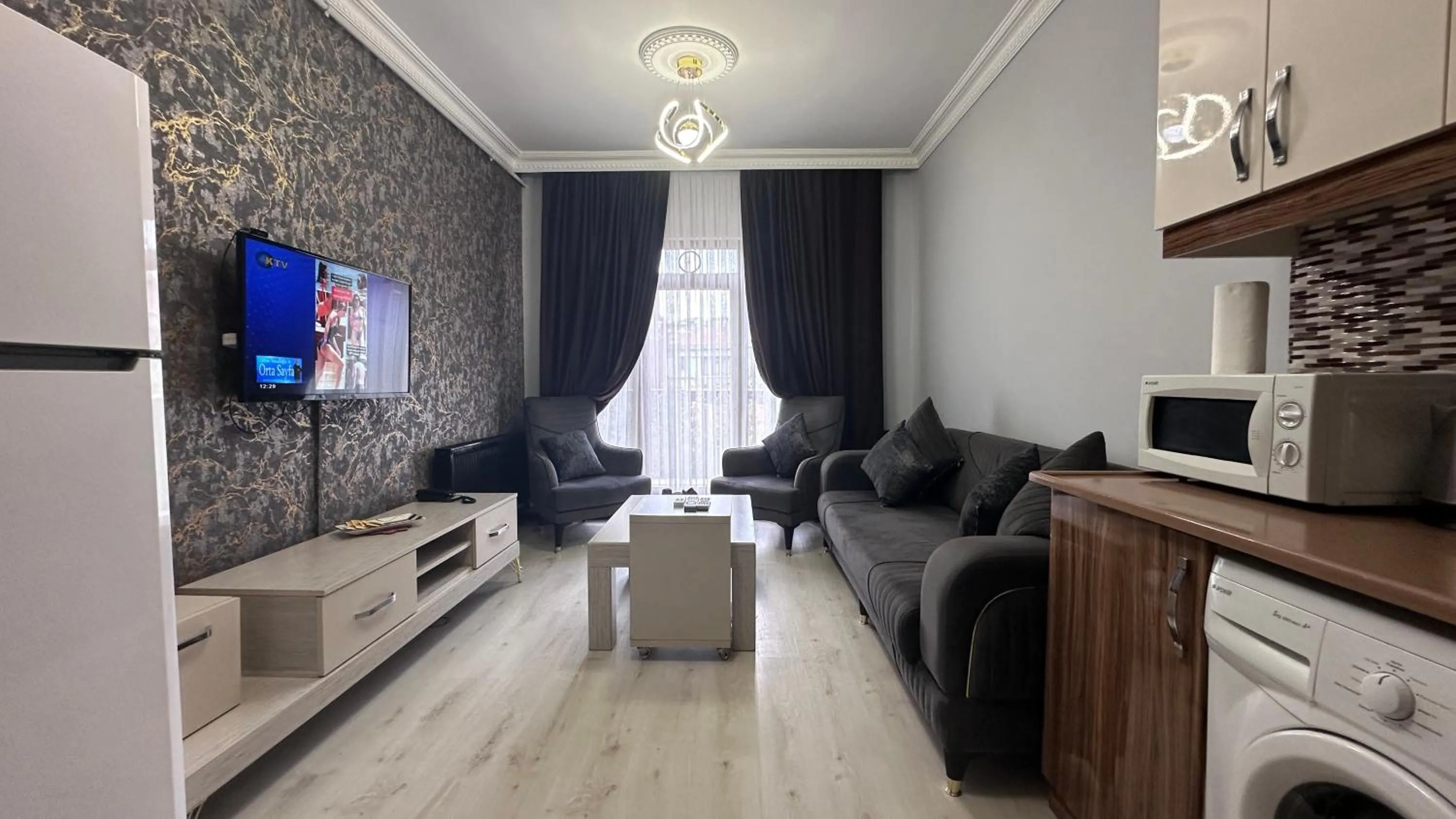 Living room in Overland Residence