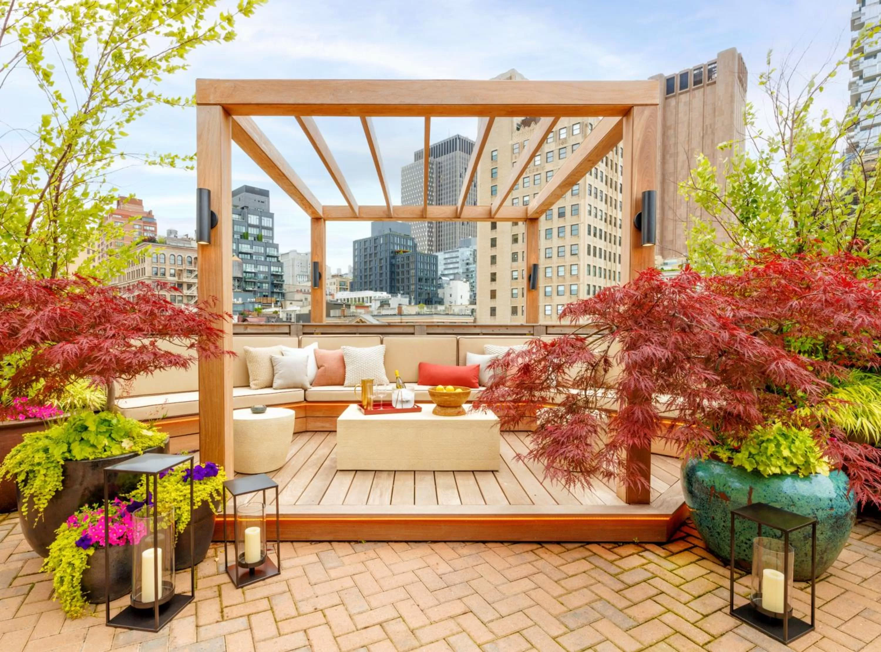 Balcony/Terrace in Roxy Hotel New York