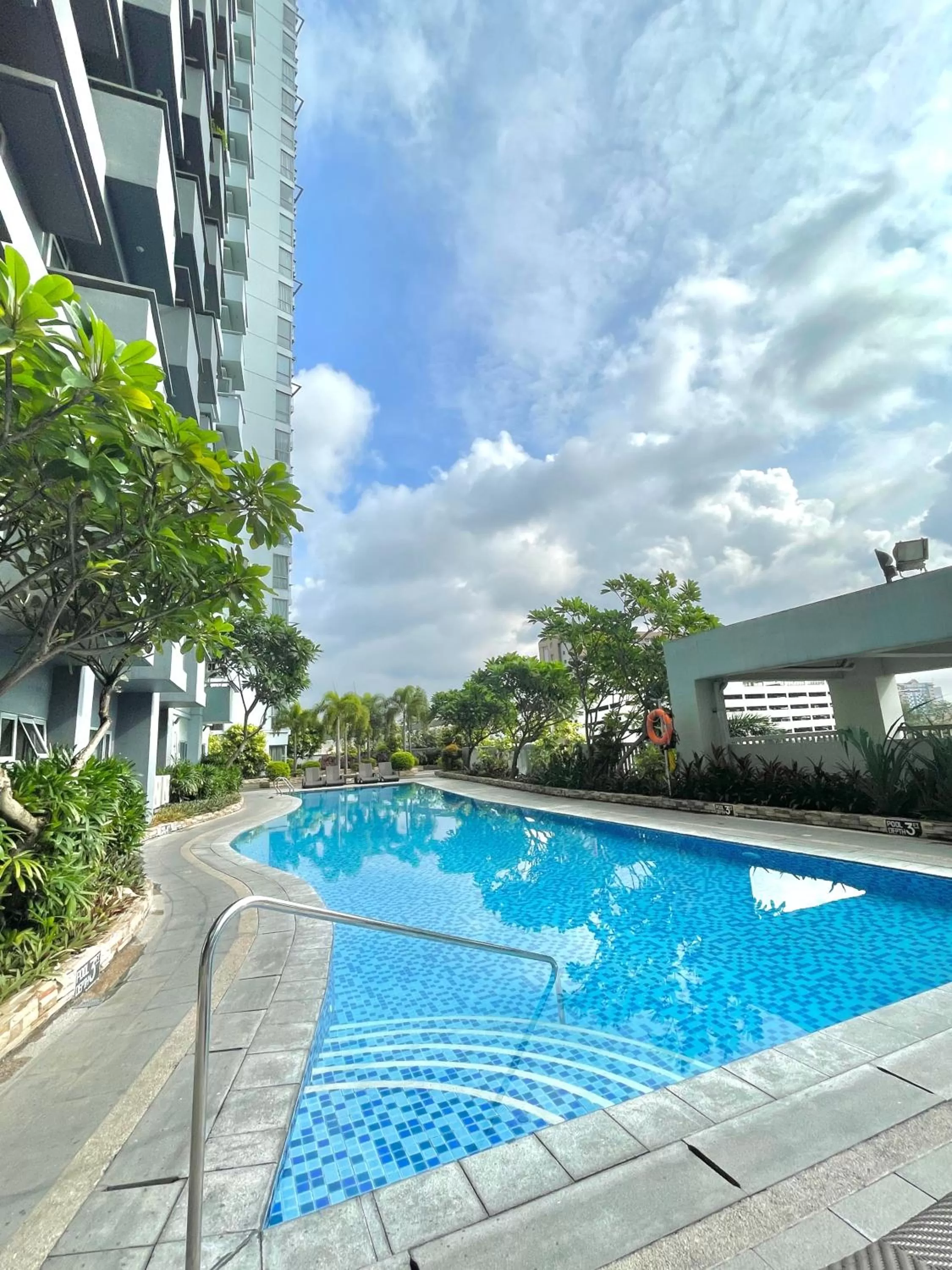 Day, Swimming Pool in Cubao, Quezon City Condo Staycation (wifi and netflix ready)