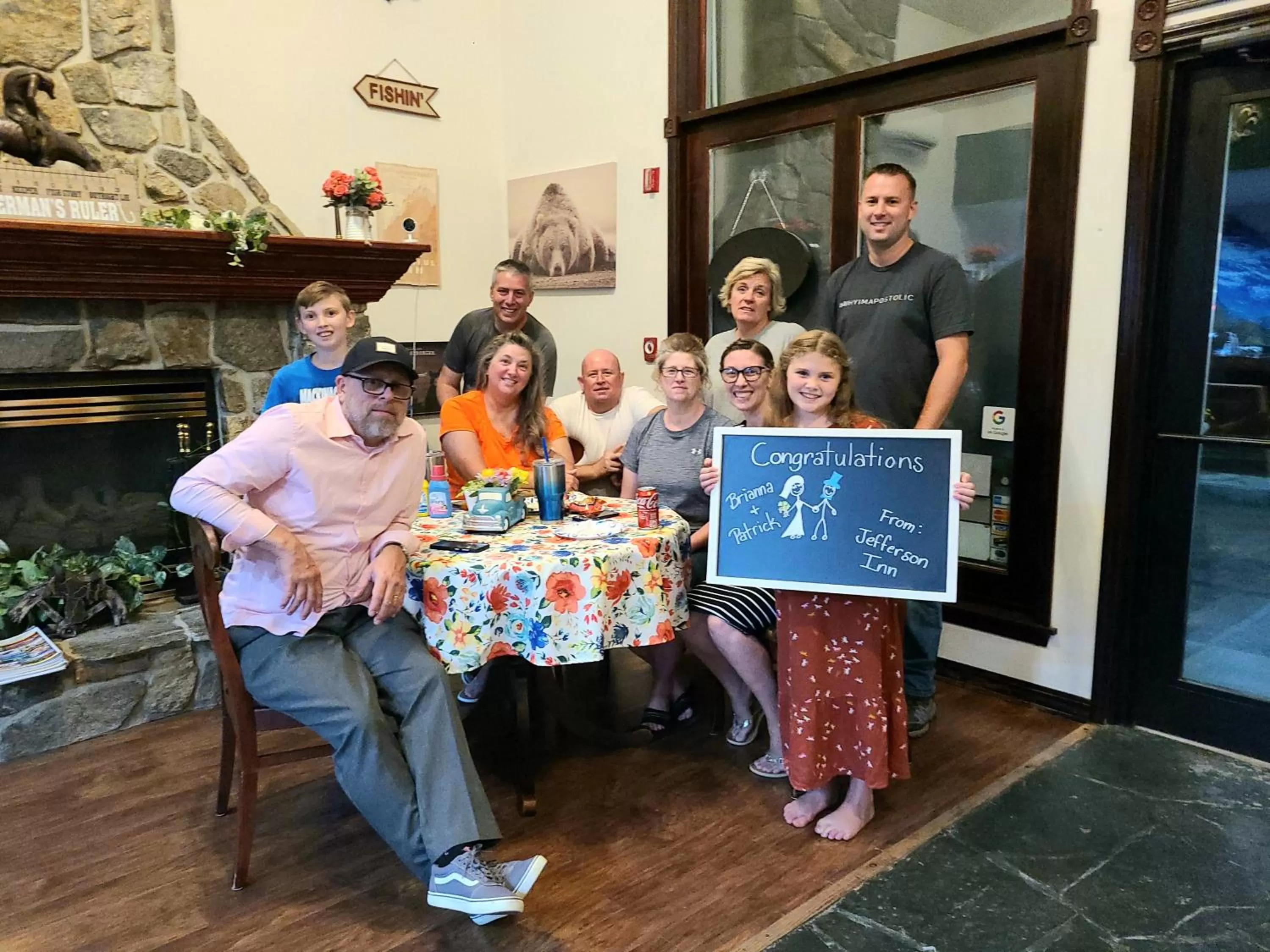 Text overlay in Jefferson Inn