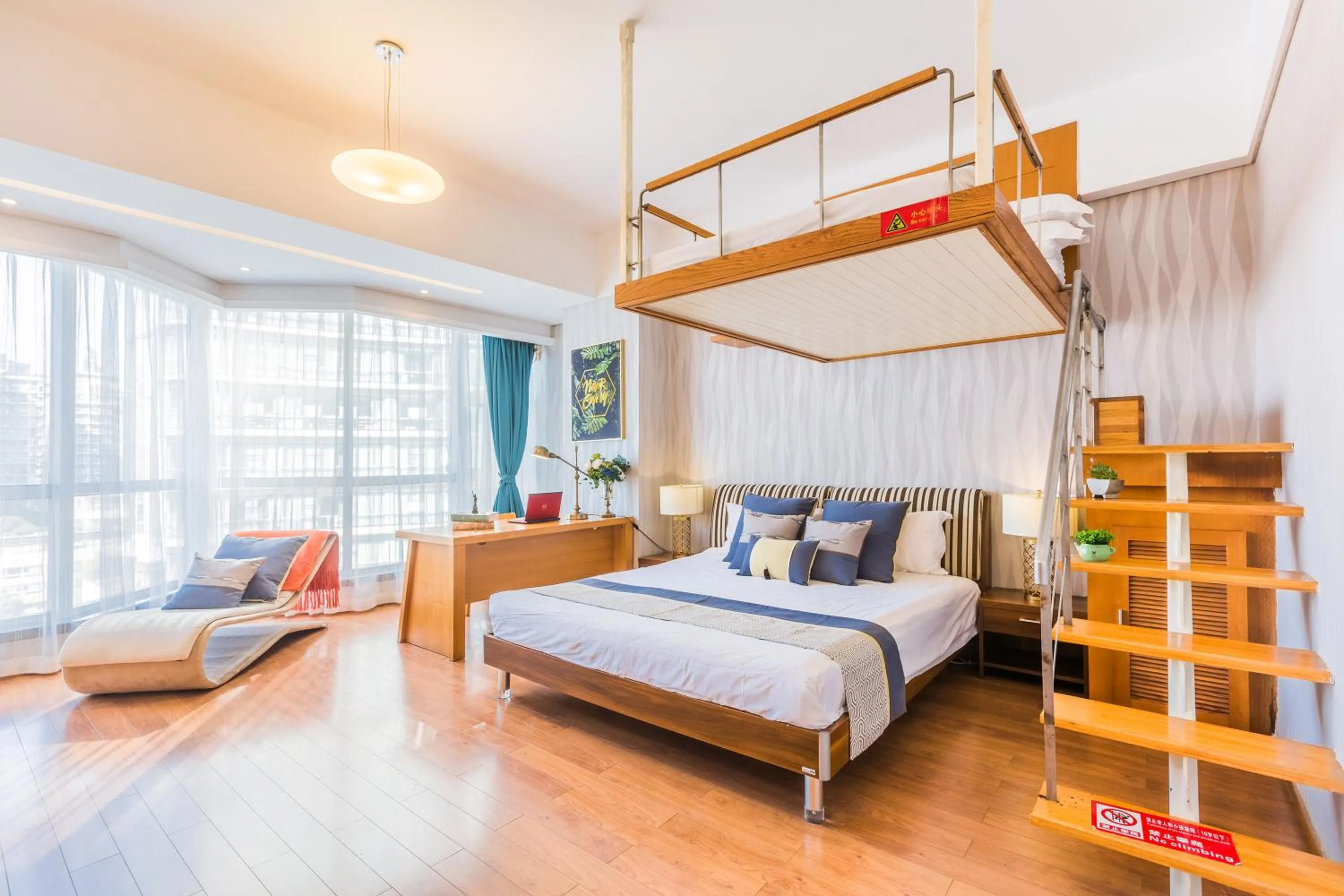 Bed in Westlake 7 Service Apartment