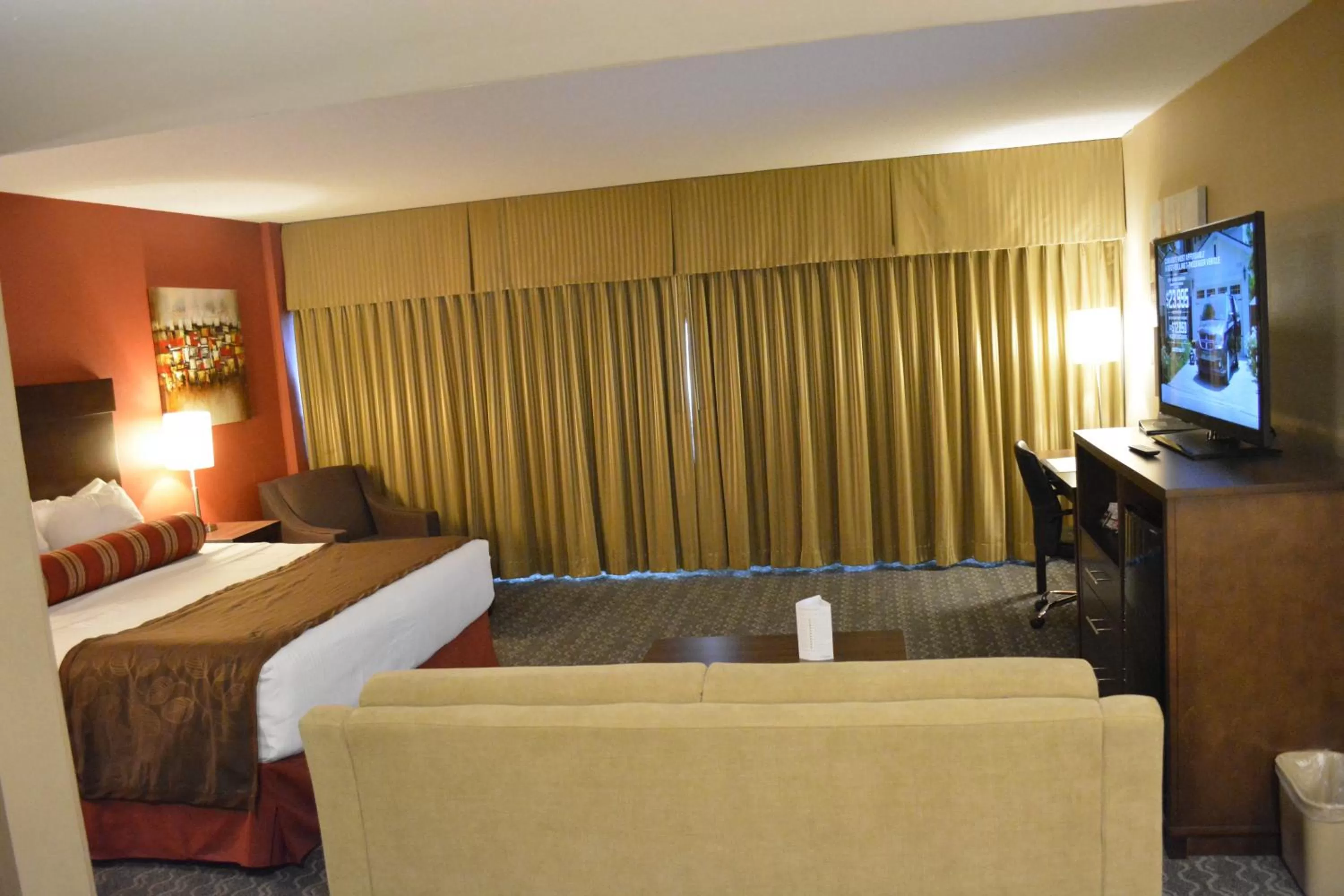 Bed in Best Western Terrace Inn