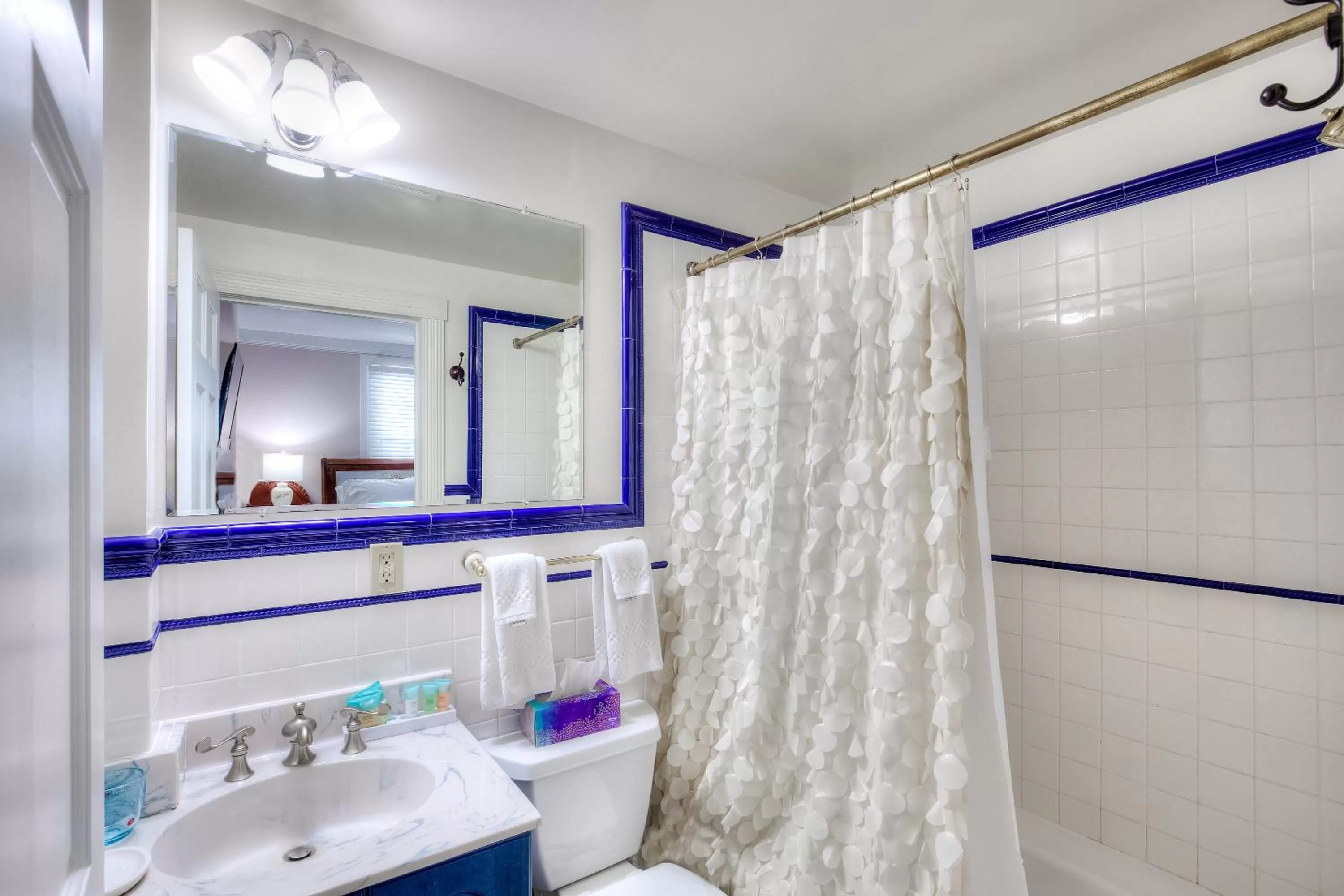 Shower in Elaine's Cape May Boutique Hotel