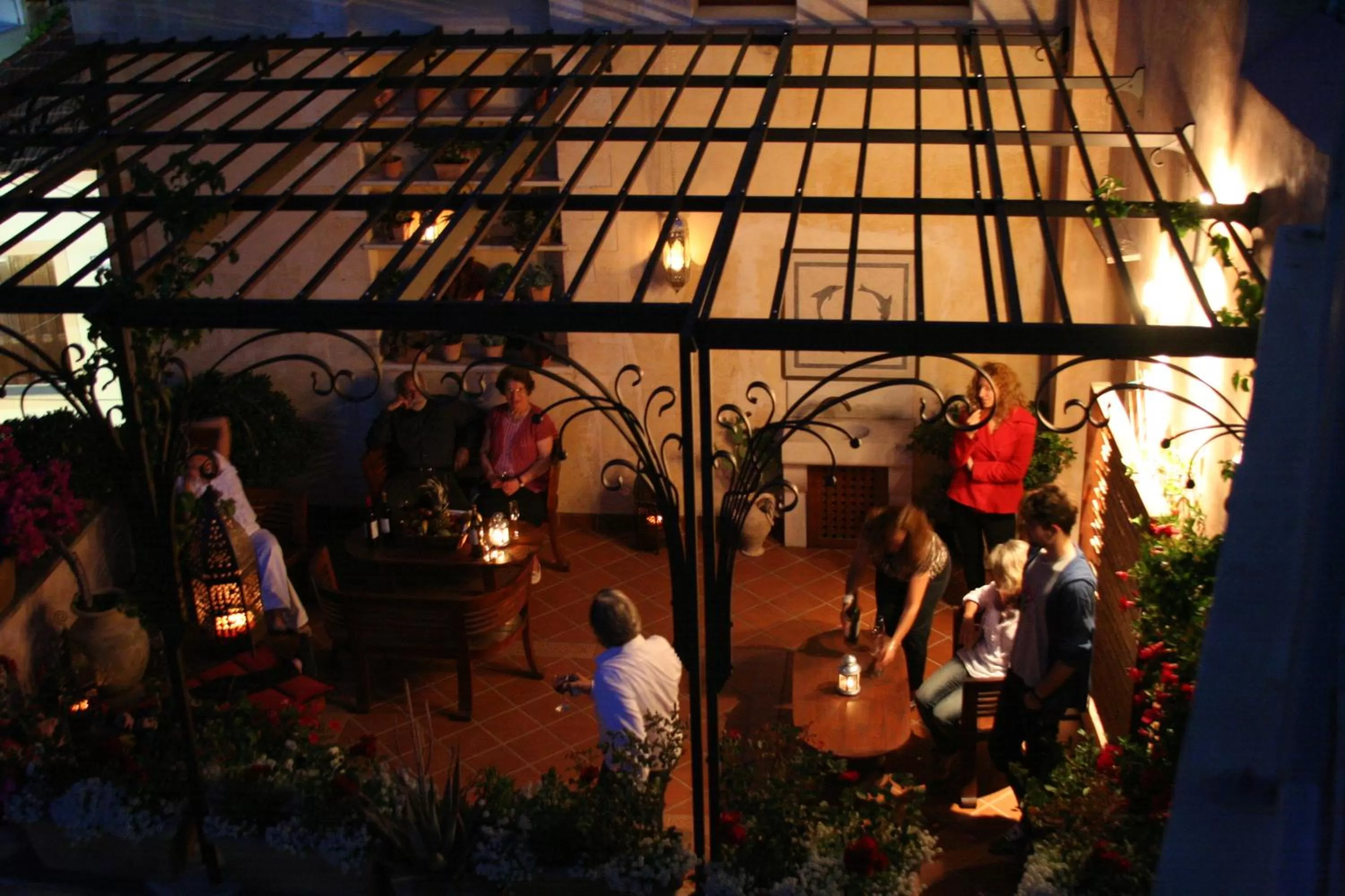 Patio in Ionas Boutique Hotel