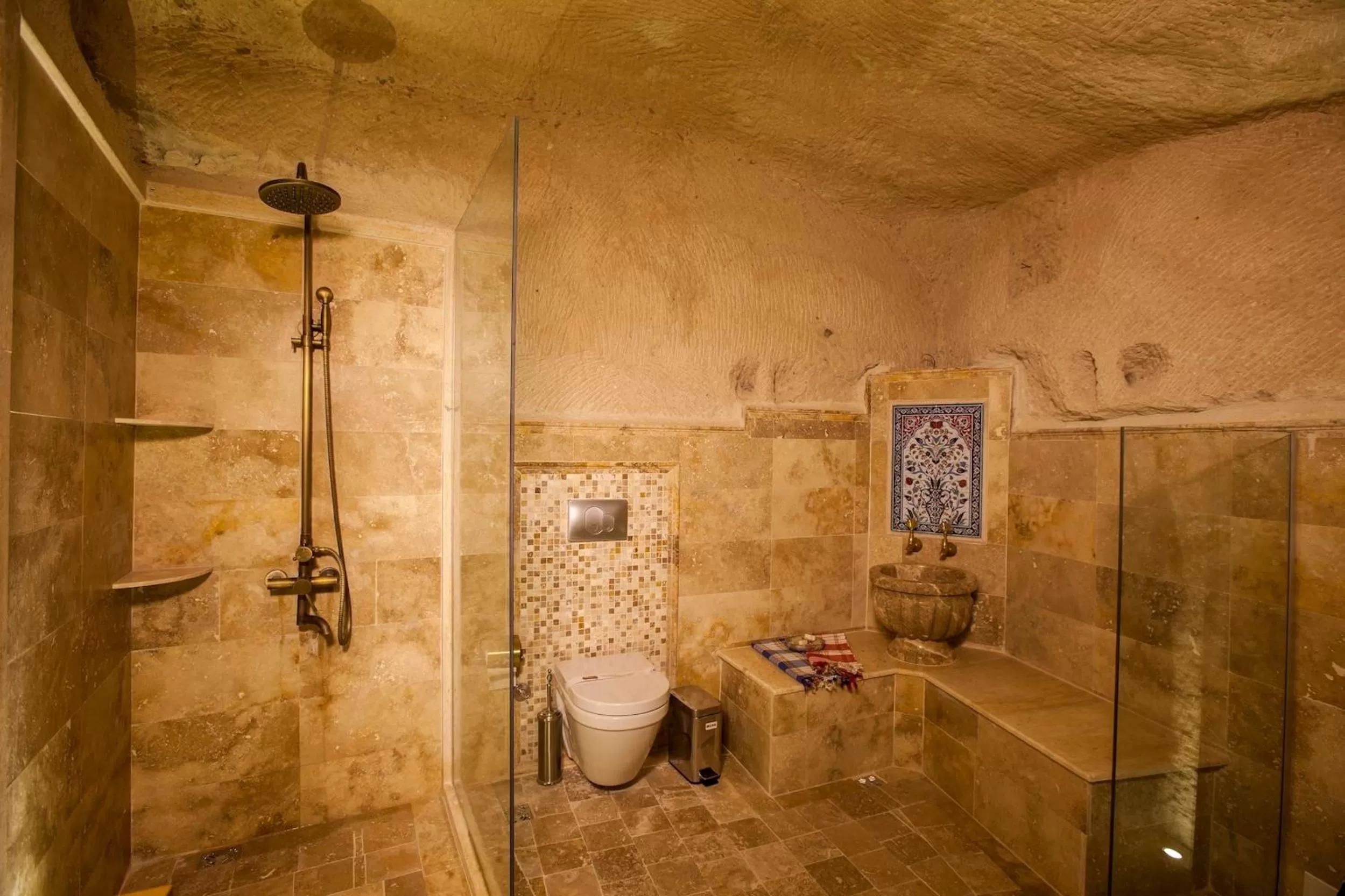 Bathroom in Azure Cave Suites - Cappadocia