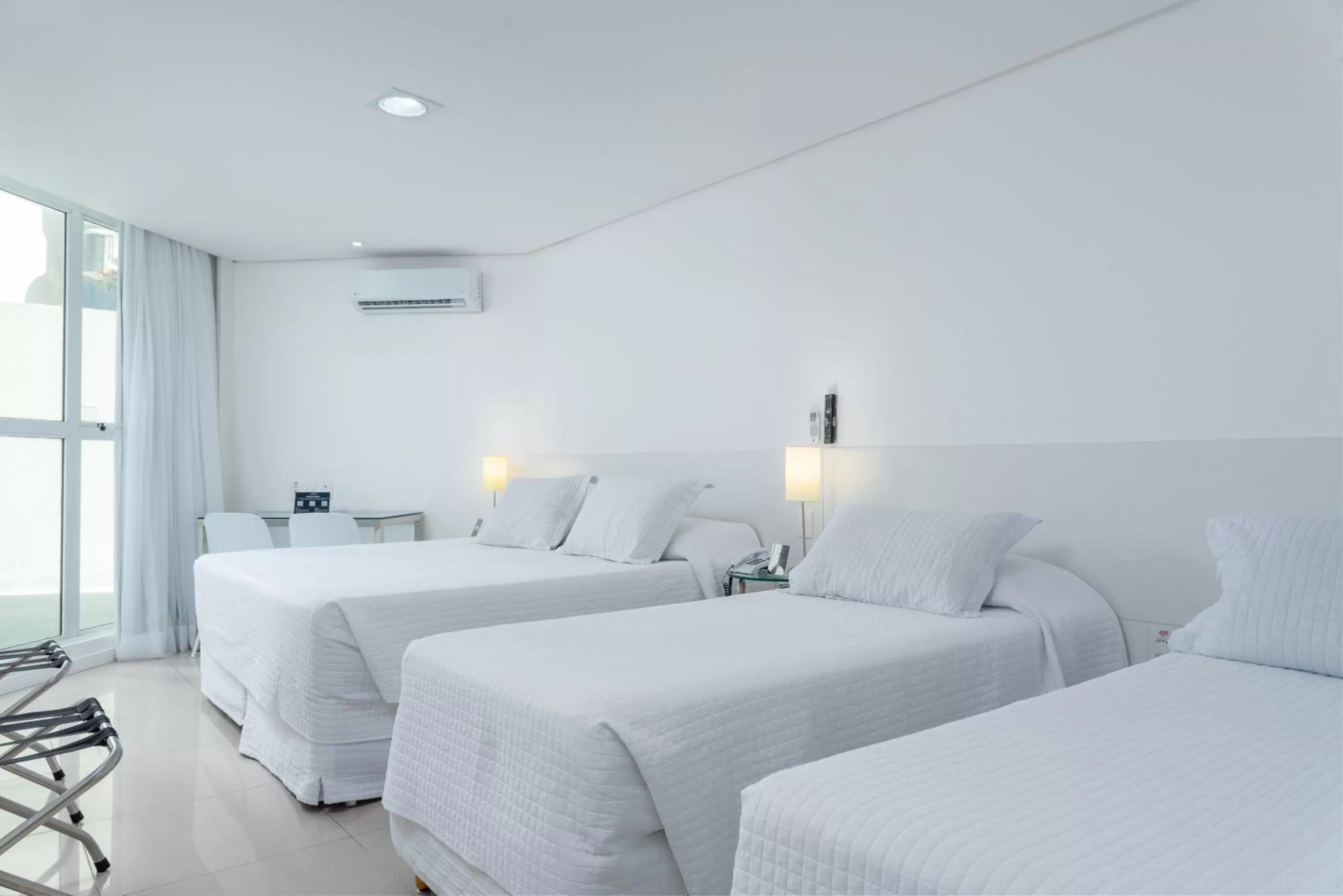 Bed in Hotel Brisa Praia Pajuçara