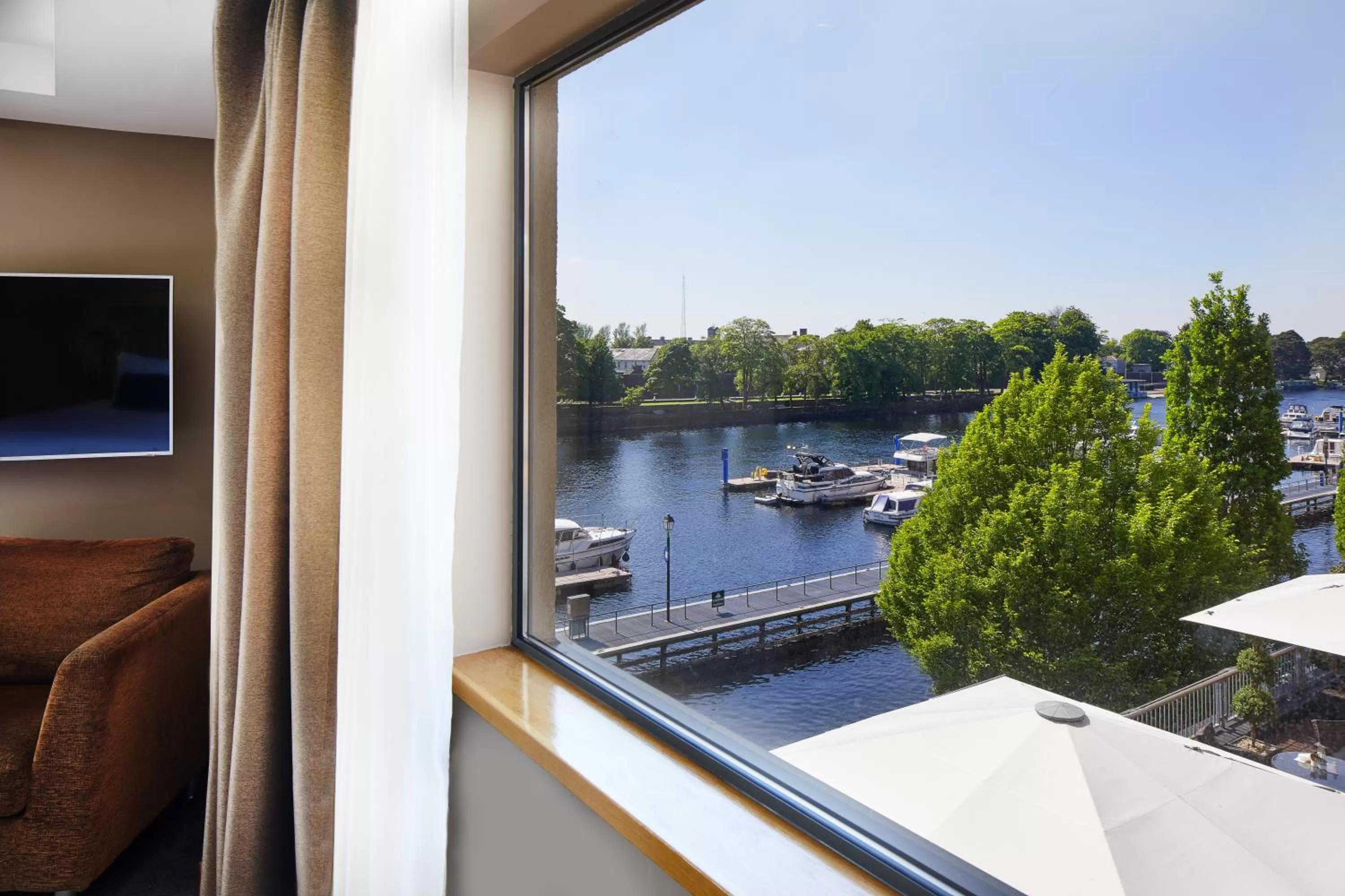 River view in Radisson Blu Hotel, Athlone