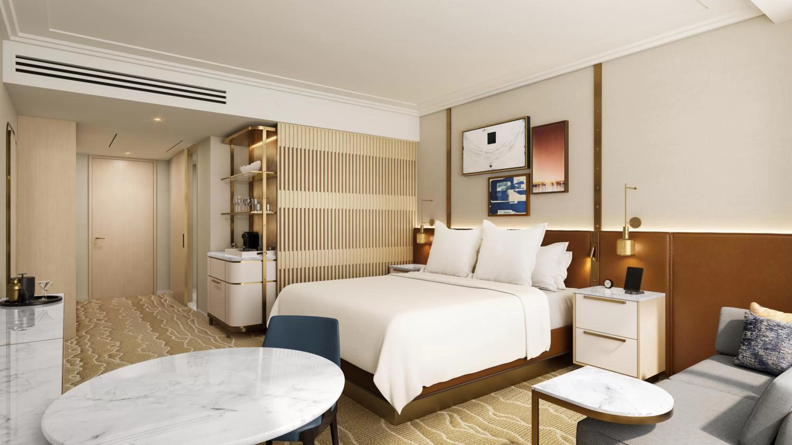 Photo of the whole room, Bed in Four Seasons Hotel Minneapolis