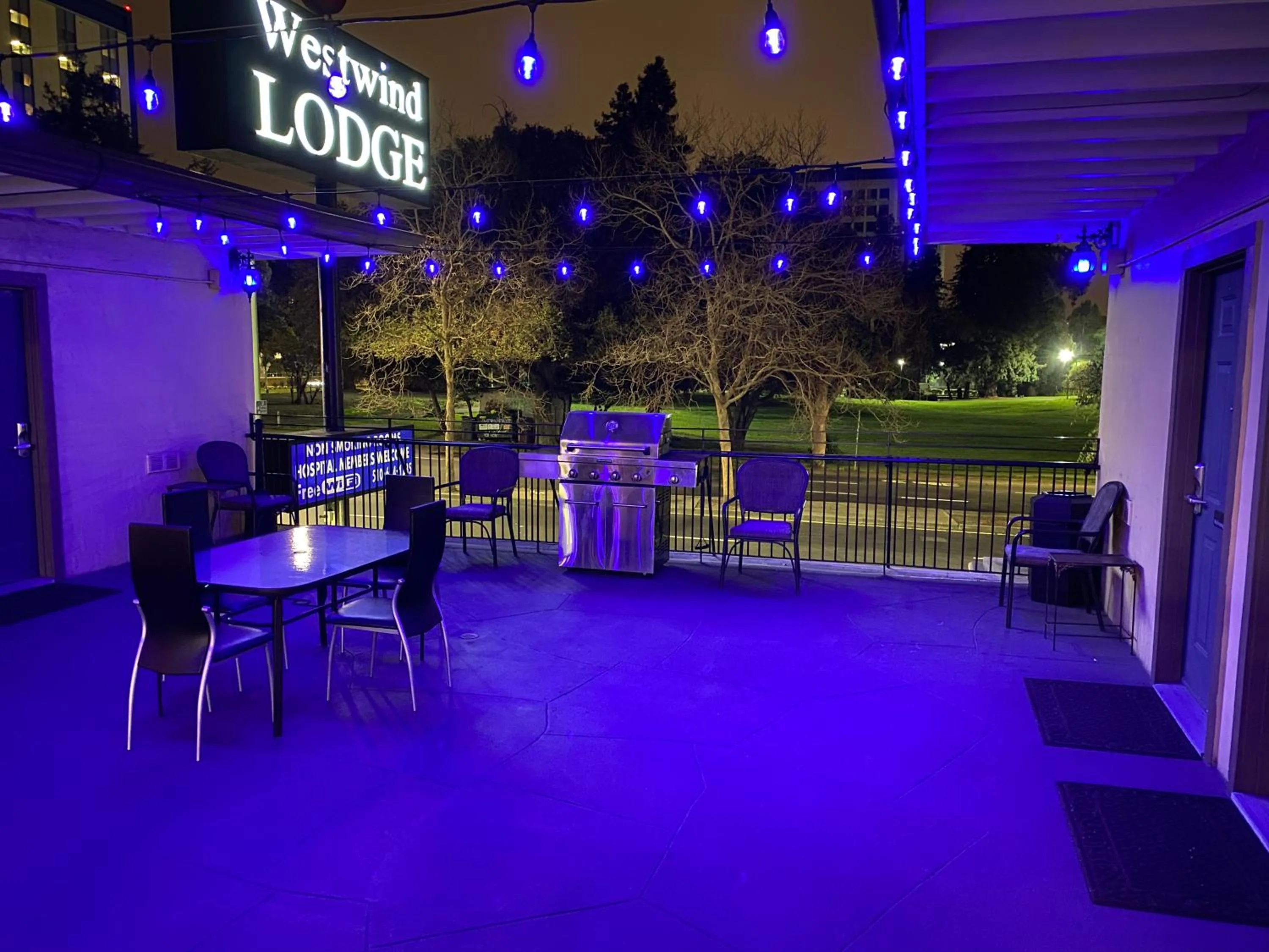 Patio in Westwind Lodge