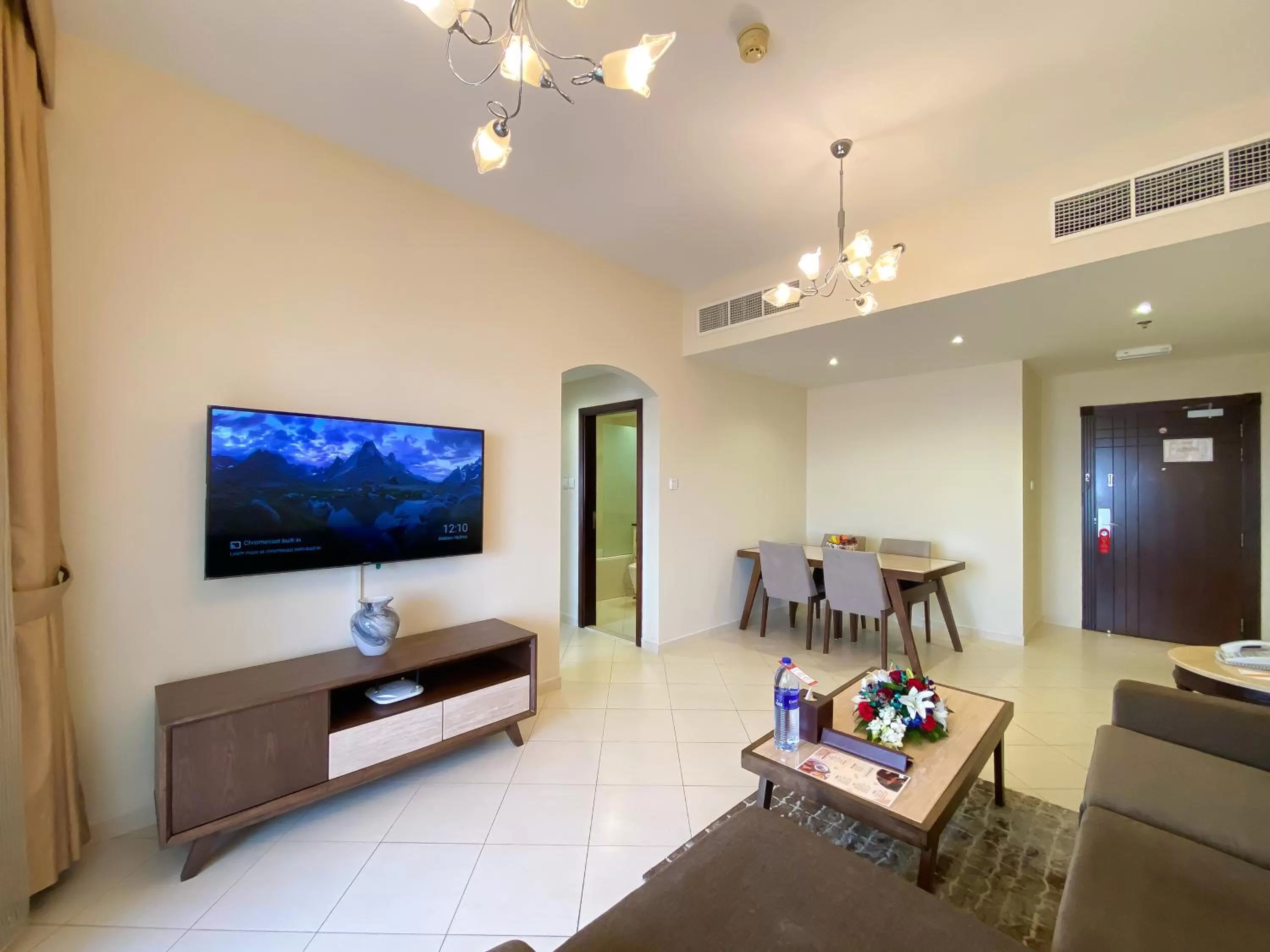 Communal lounge/ TV room in Auris Boutique Hotel Apartments, Al Barsha - At The Mall