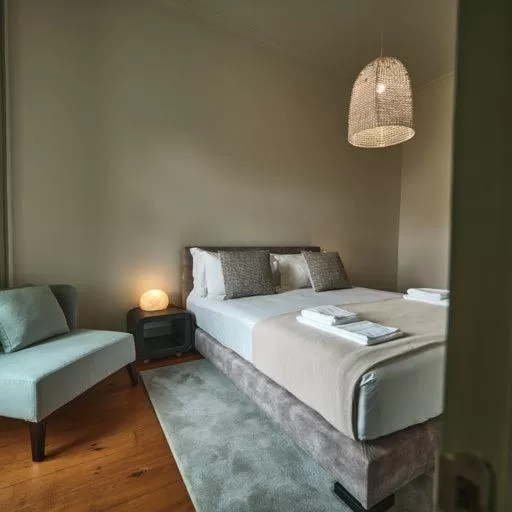 Bed in Look Living, Lisbon Design Apartments