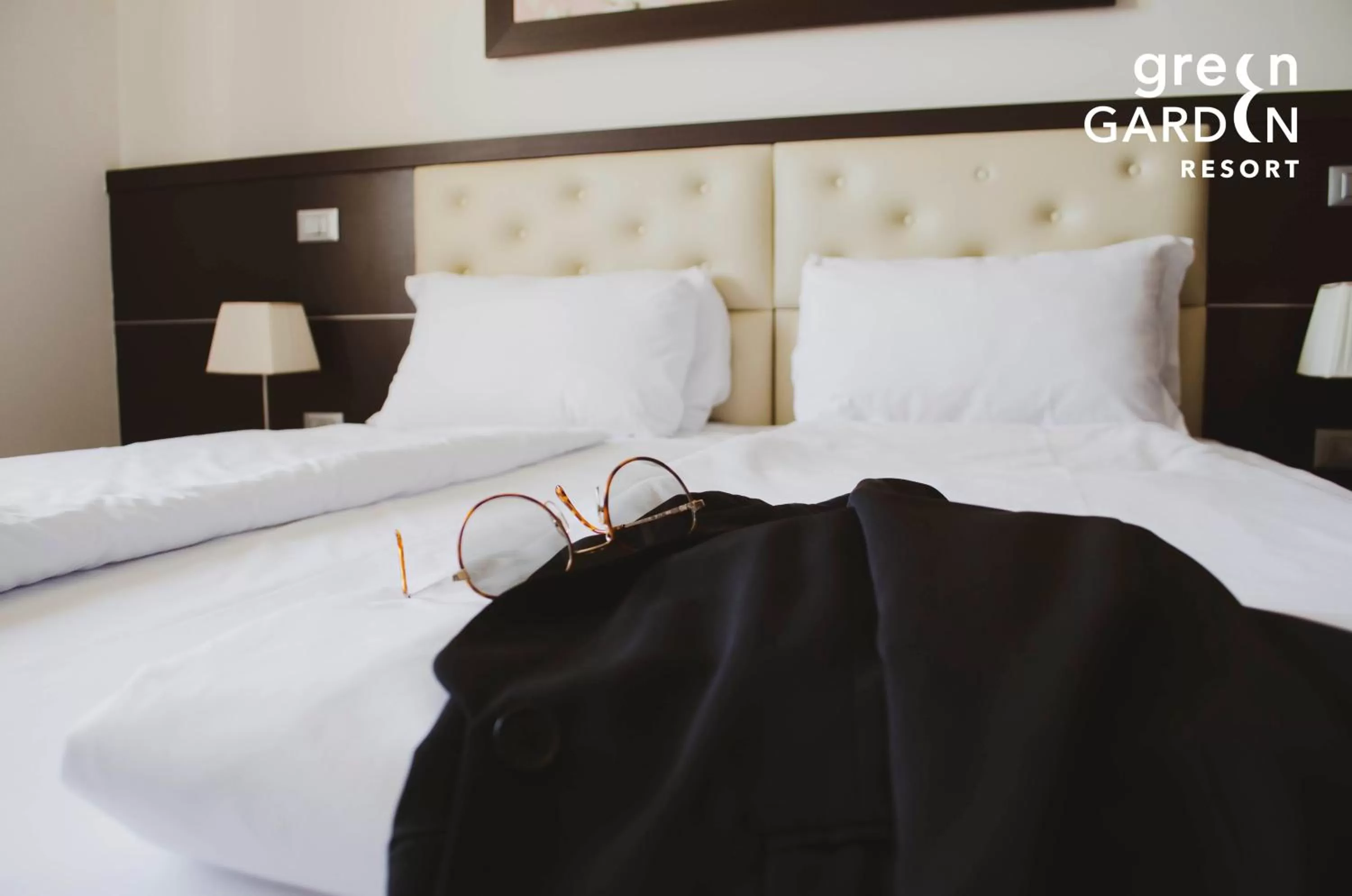 Bed in GREEN GARDEN Resort - Smart Hotel