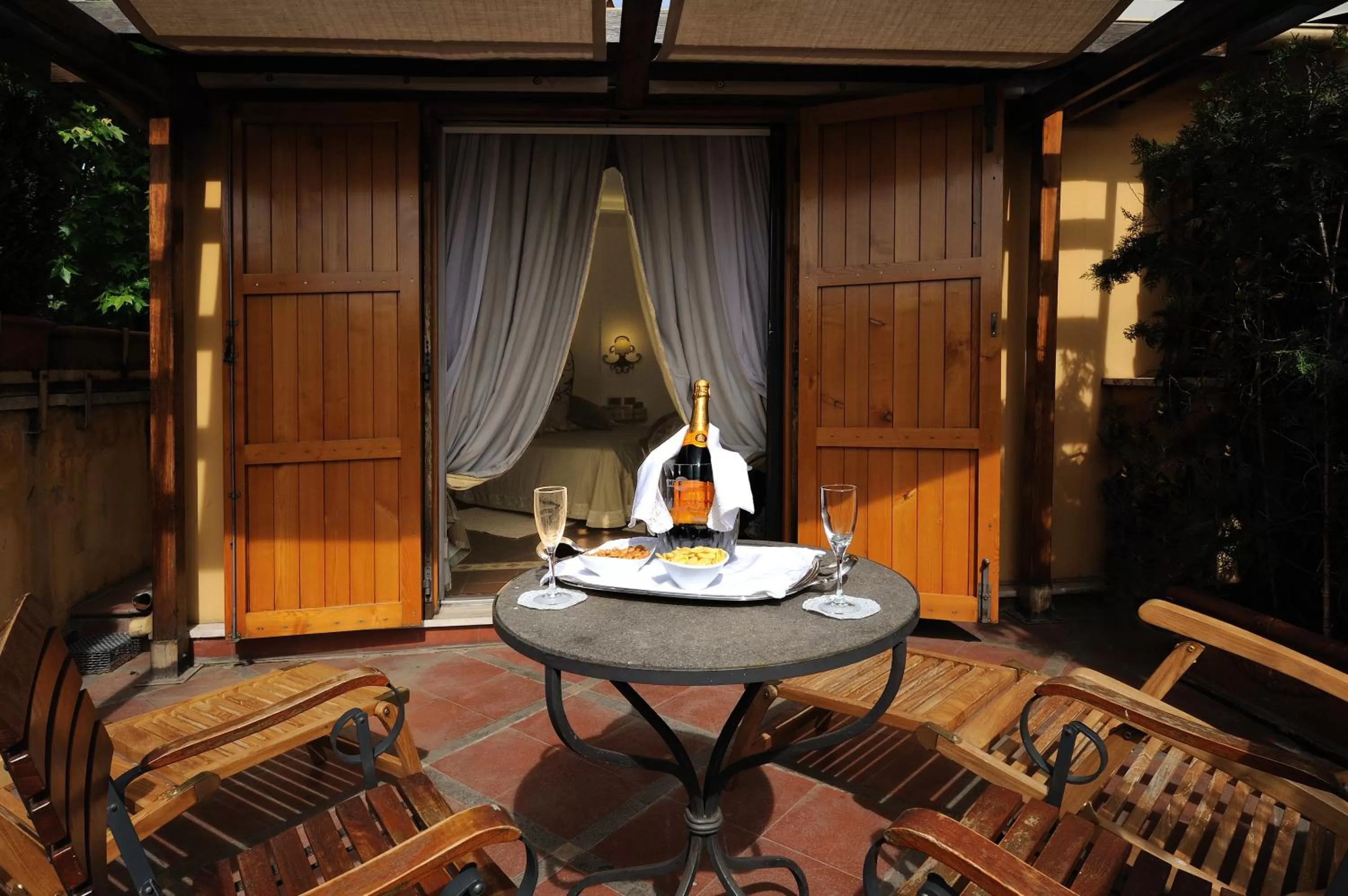 Balcony/Terrace in Hotel Farnese