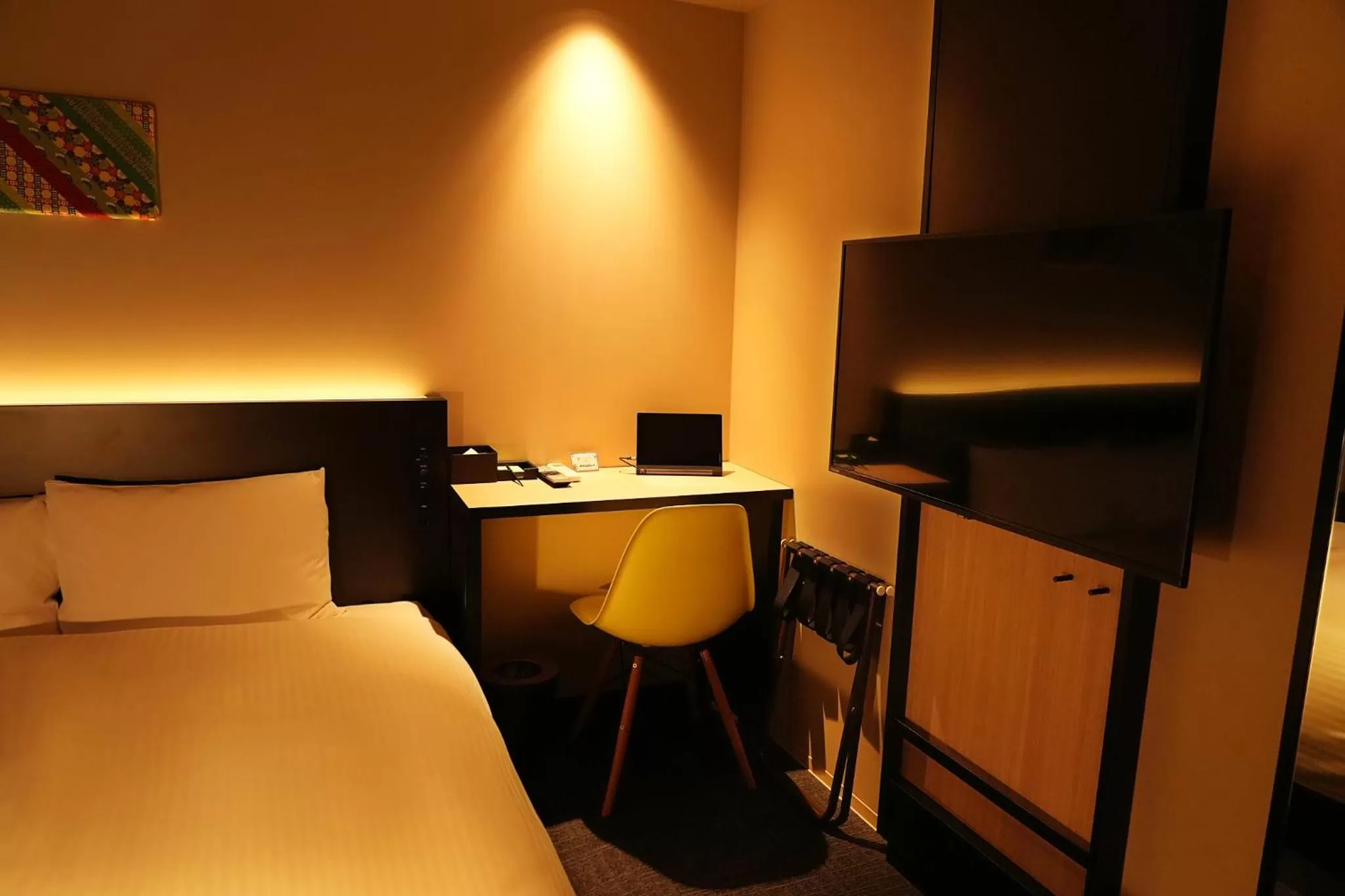 Bed, TV/Entertainment Center in NPlus Hotel Higashikanda-akihabara