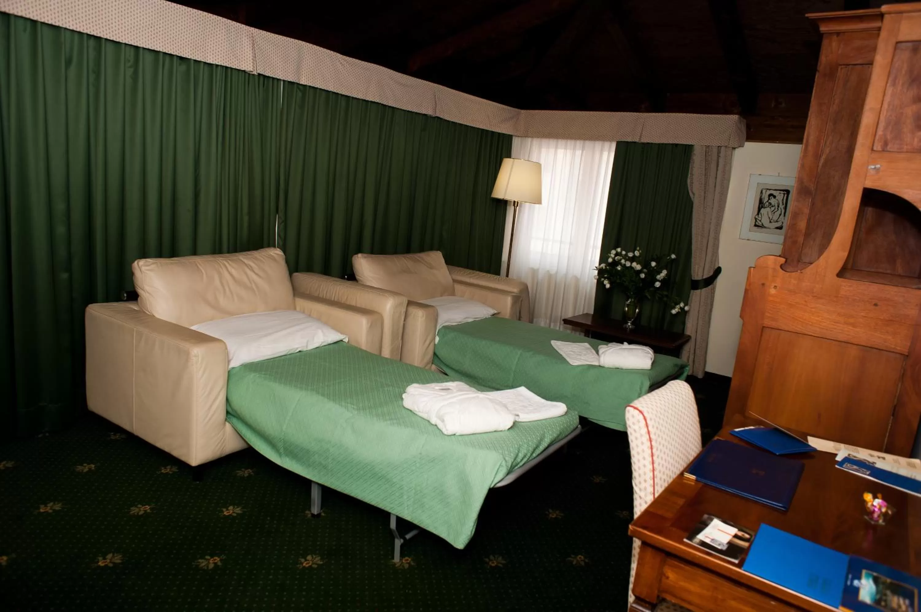 Bed in Hotel Candiani