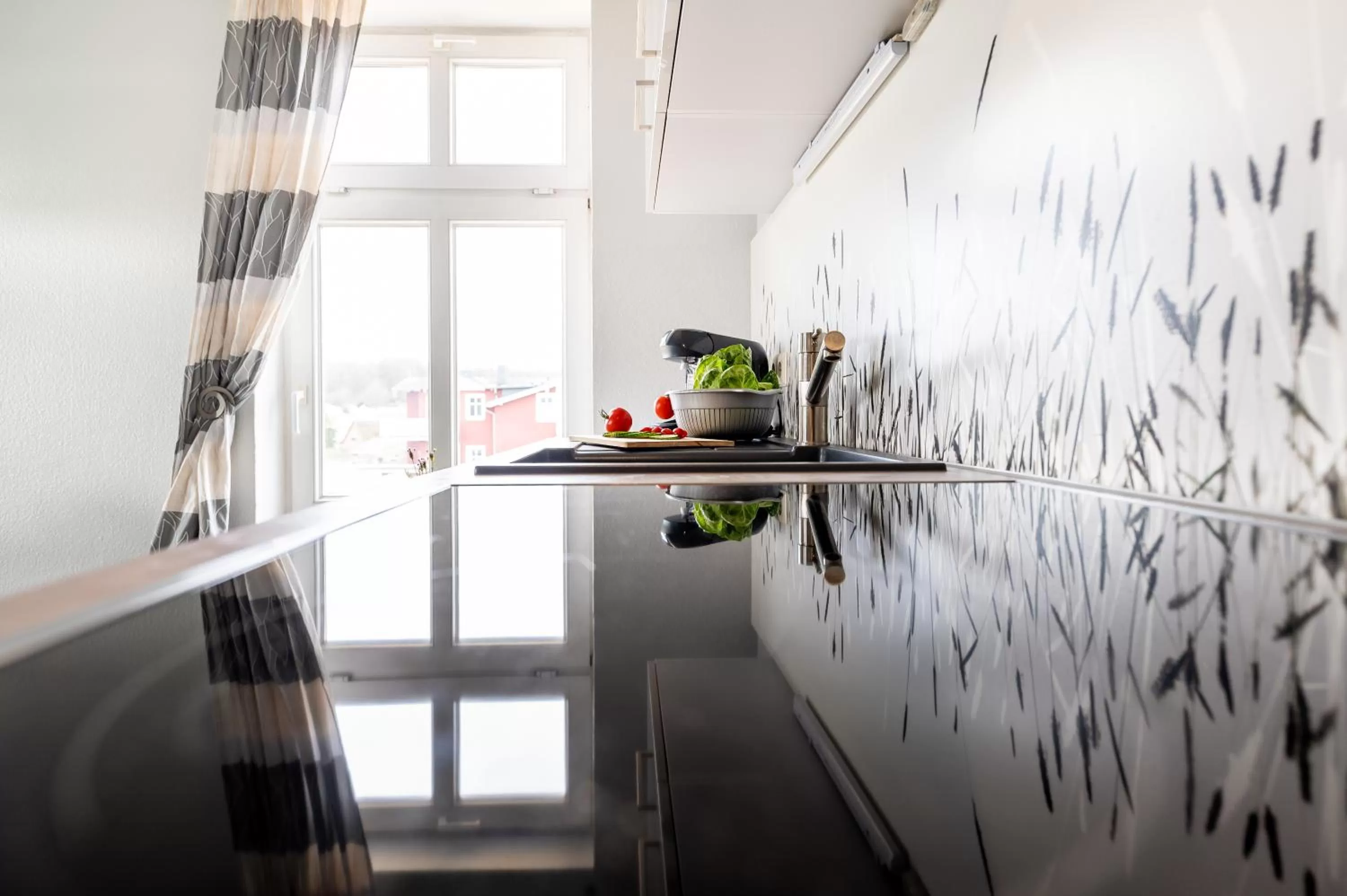 Kitchen or kitchenette in Haus Ferienglück Sauna im Haus