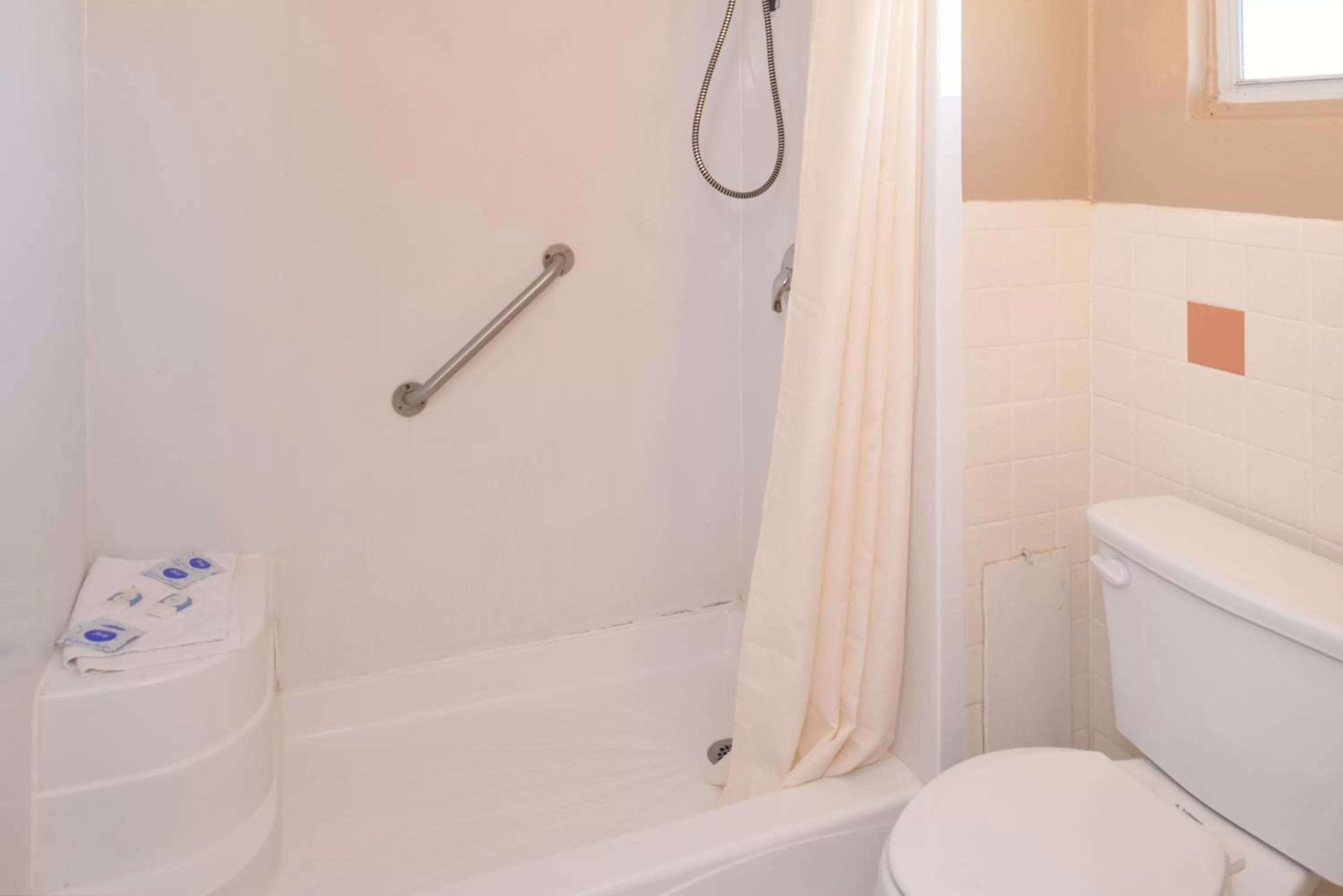 Shower in Ranch House Motel