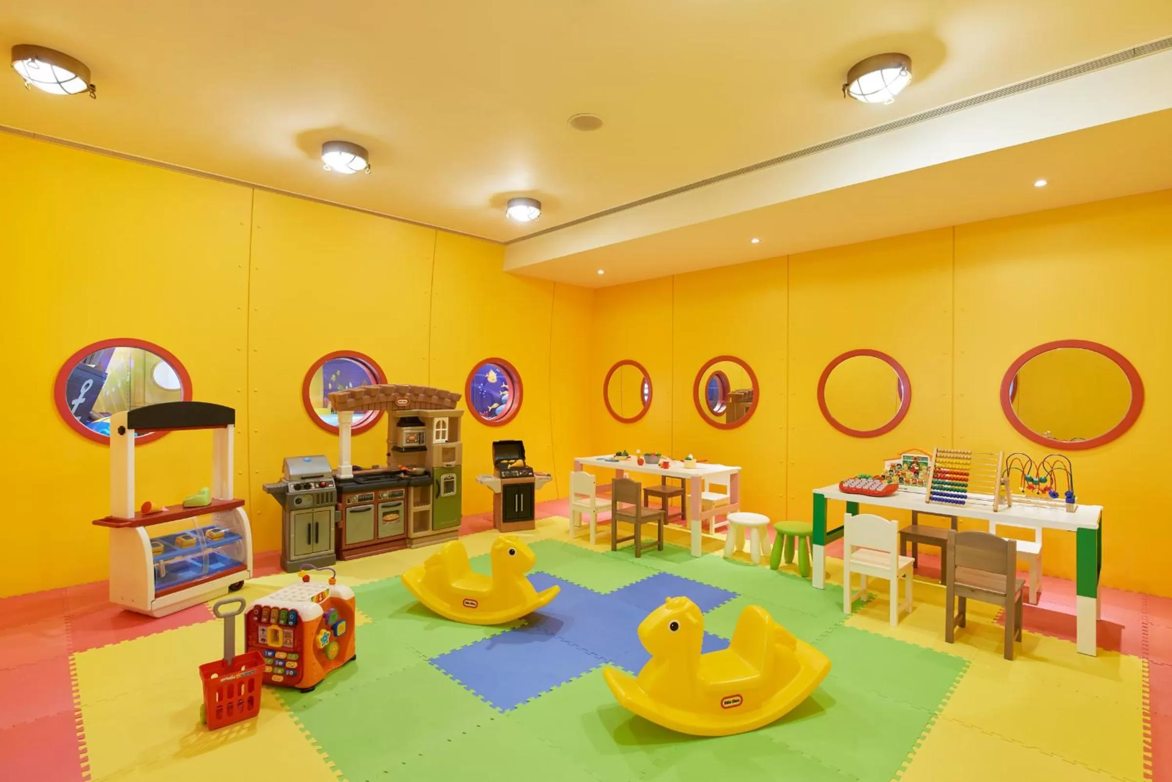Children play ground in Hong Kong Gold Coast Hotel
