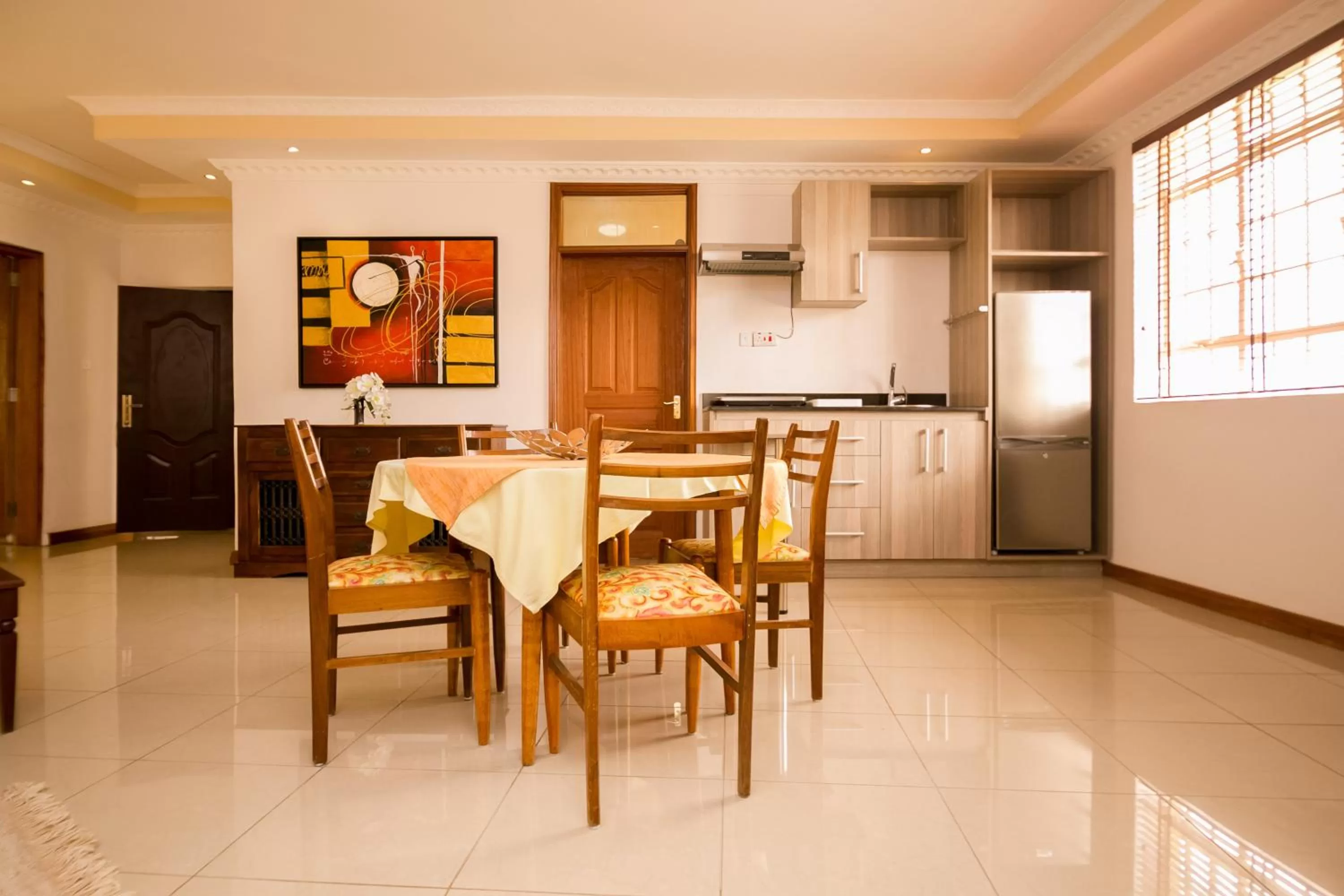 Dining area in Hotel Rudi