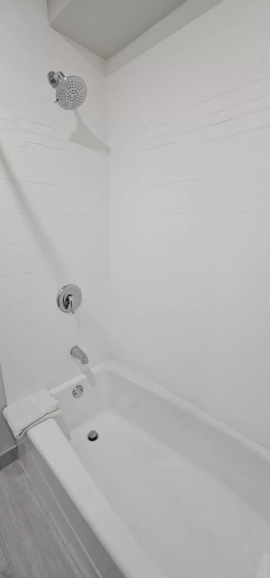 Shower in Days Inn by Wyndham Indianapolis East Post Road