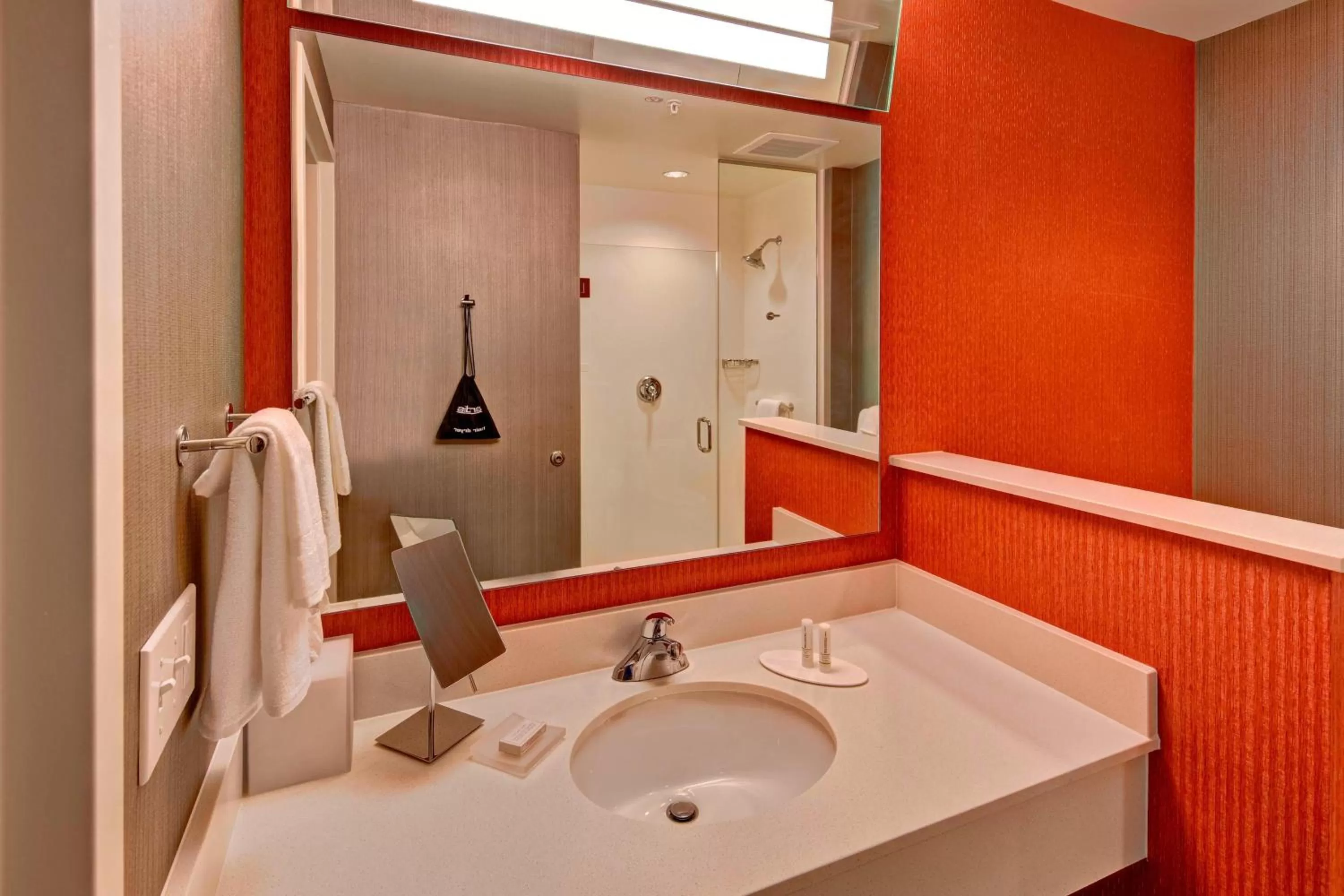 Bathroom in Courtyard by Marriott Westbury Long Island