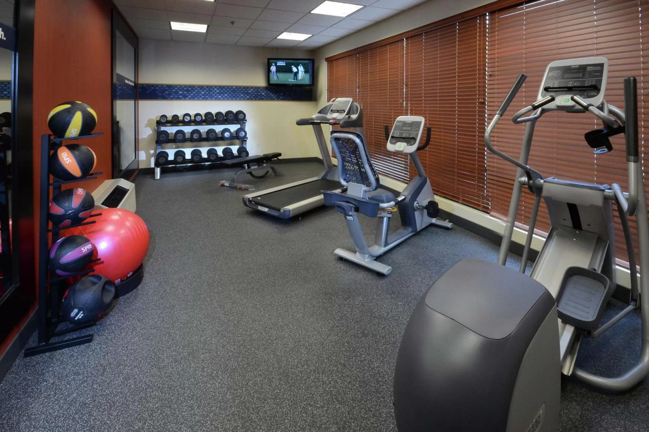 Fitness centre/facilities in Hampton Inn Martinsville