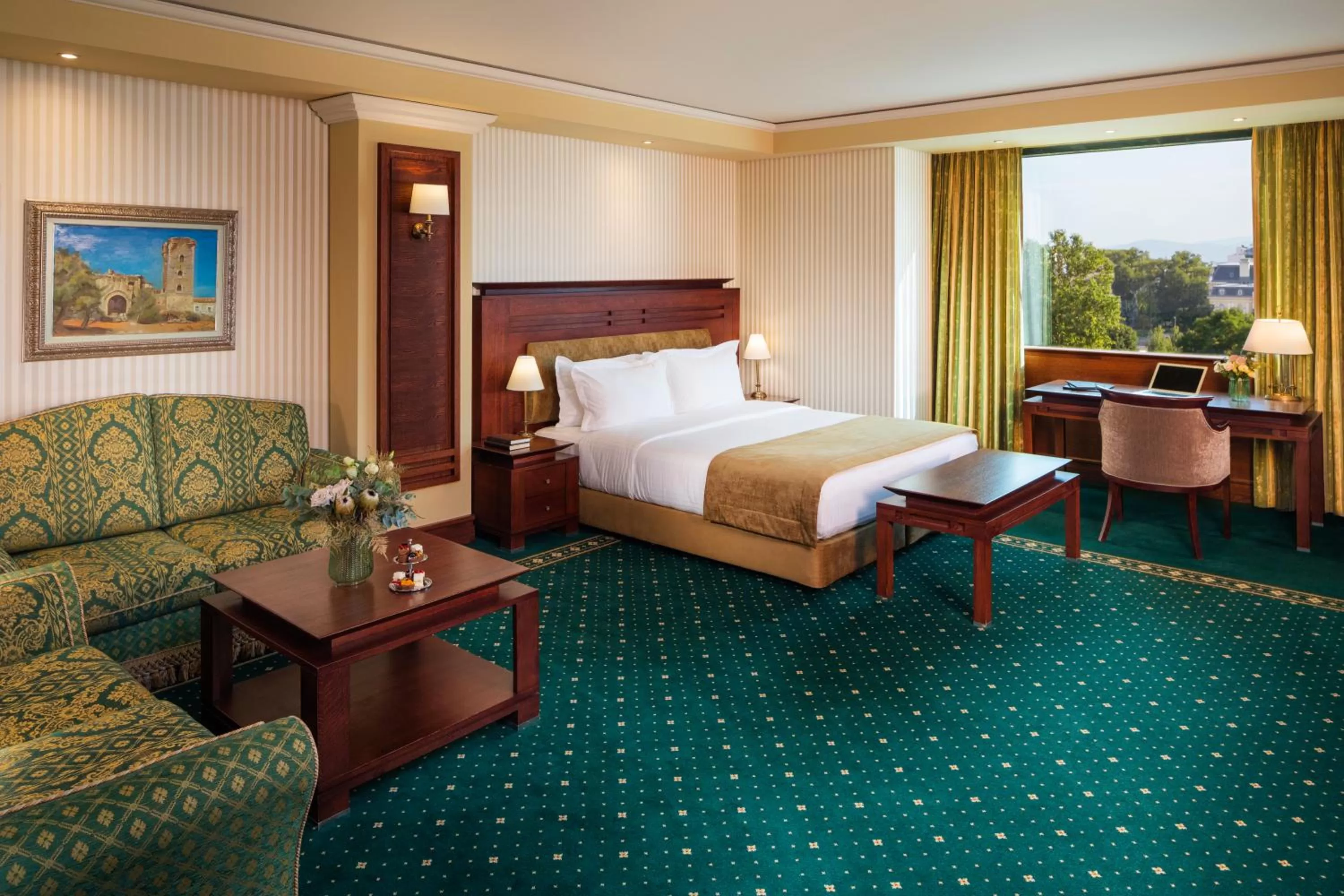 Executive Room with Views to the National Theater or a City View in Grand Hotel Sofia - Top Location, The Most Spacious Rooms in the City, Secured Paid Underground Parking